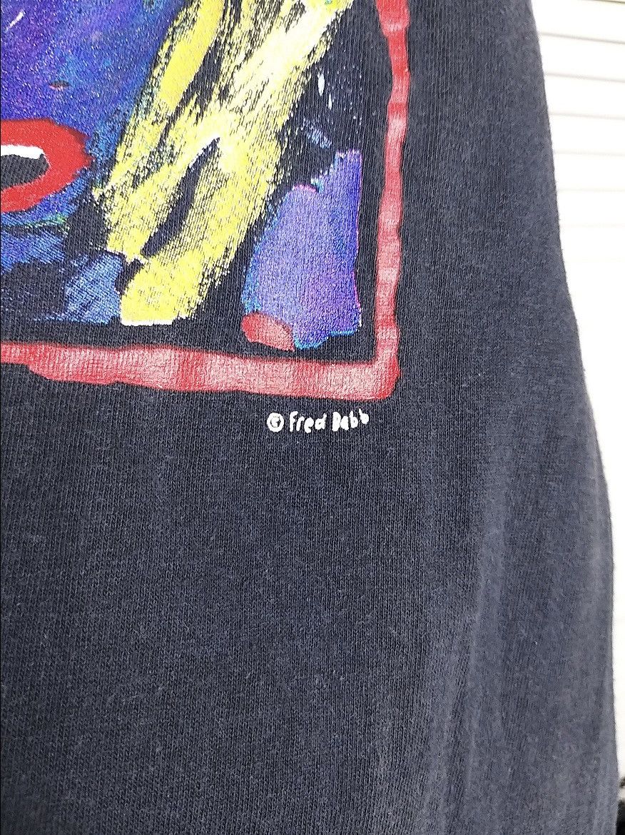 Art Comes First VINTAGE 90s FRED BABB ART CAN'T HURT YOU ABSTRACT T SHIRT Size US L / EU 52-54 / 3 - 11 Thumbnail