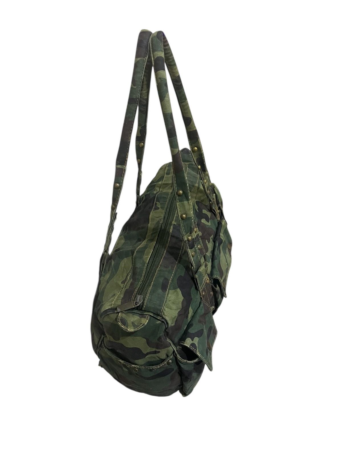 Japanese Brand vintage handle bag camo flag Size ONE SIZE - 2 Thumbnail