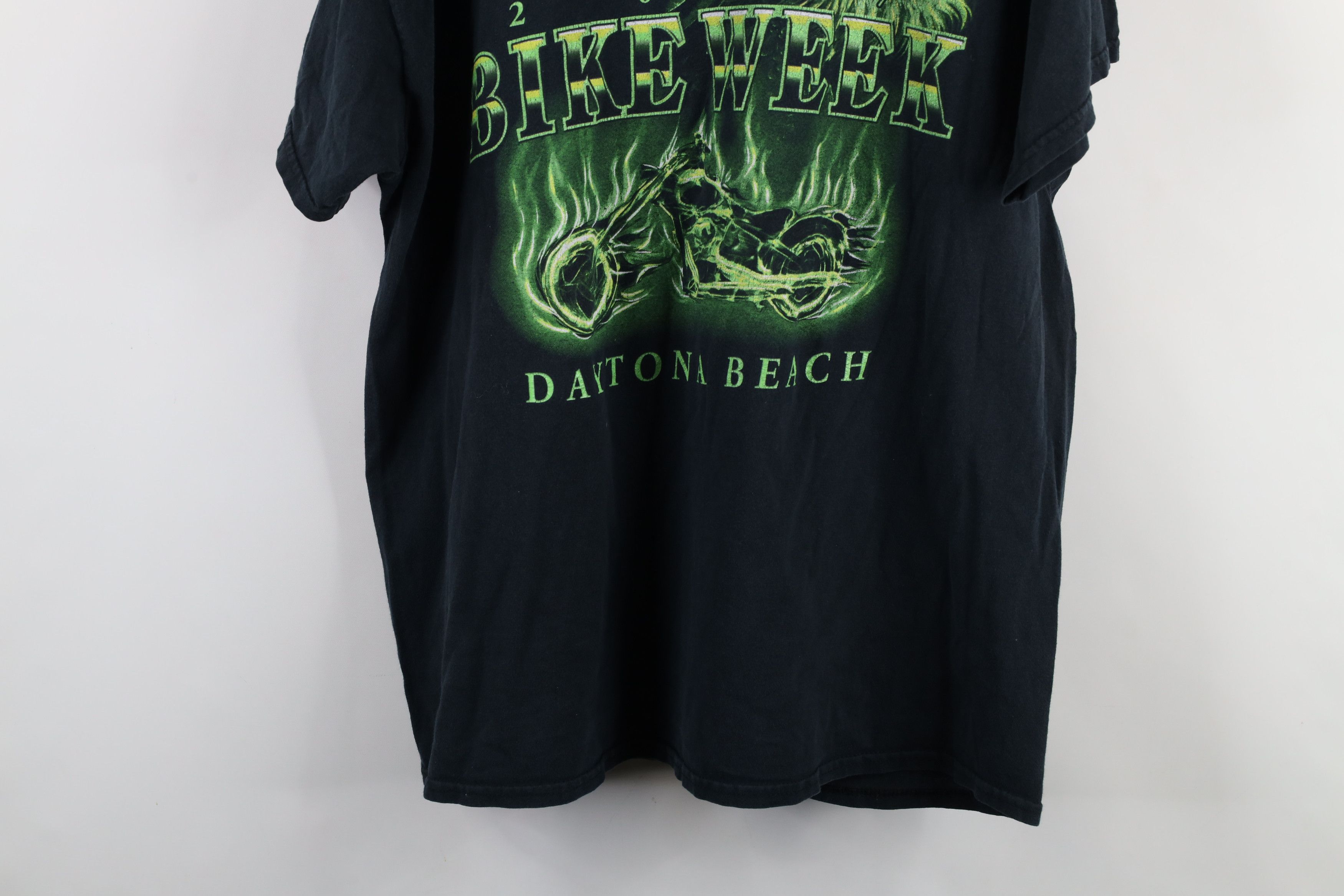 Vintage Vintage Y2K Daytona Bike Week Eagle Lightning T-Shirt Black Size US XL / EU 56 / 4 - 12 Thumbnail