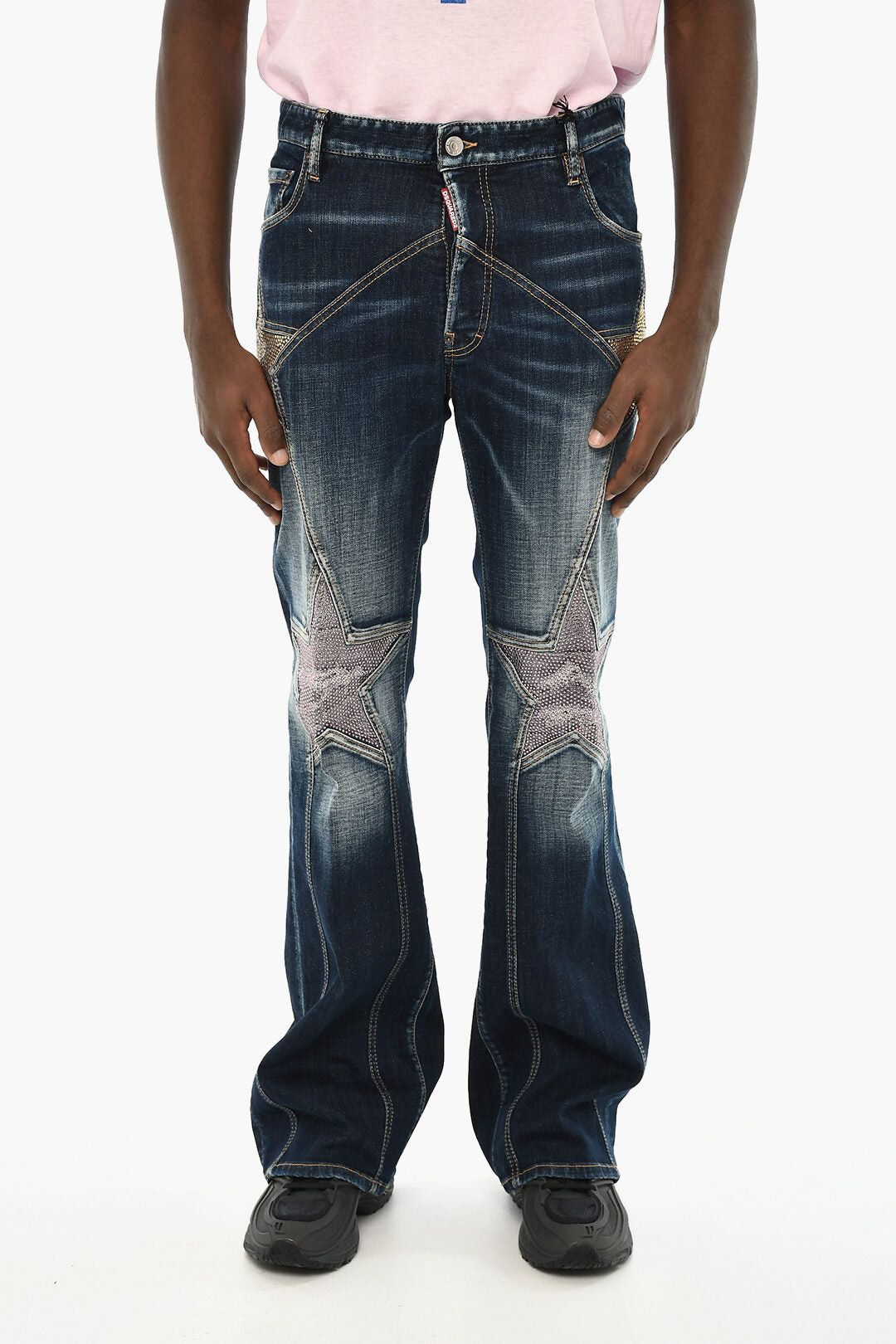 Dsquared2 Stonewashed Boot-Cut Jeans Size US 34 / EU 50 - 1 Thumbnail