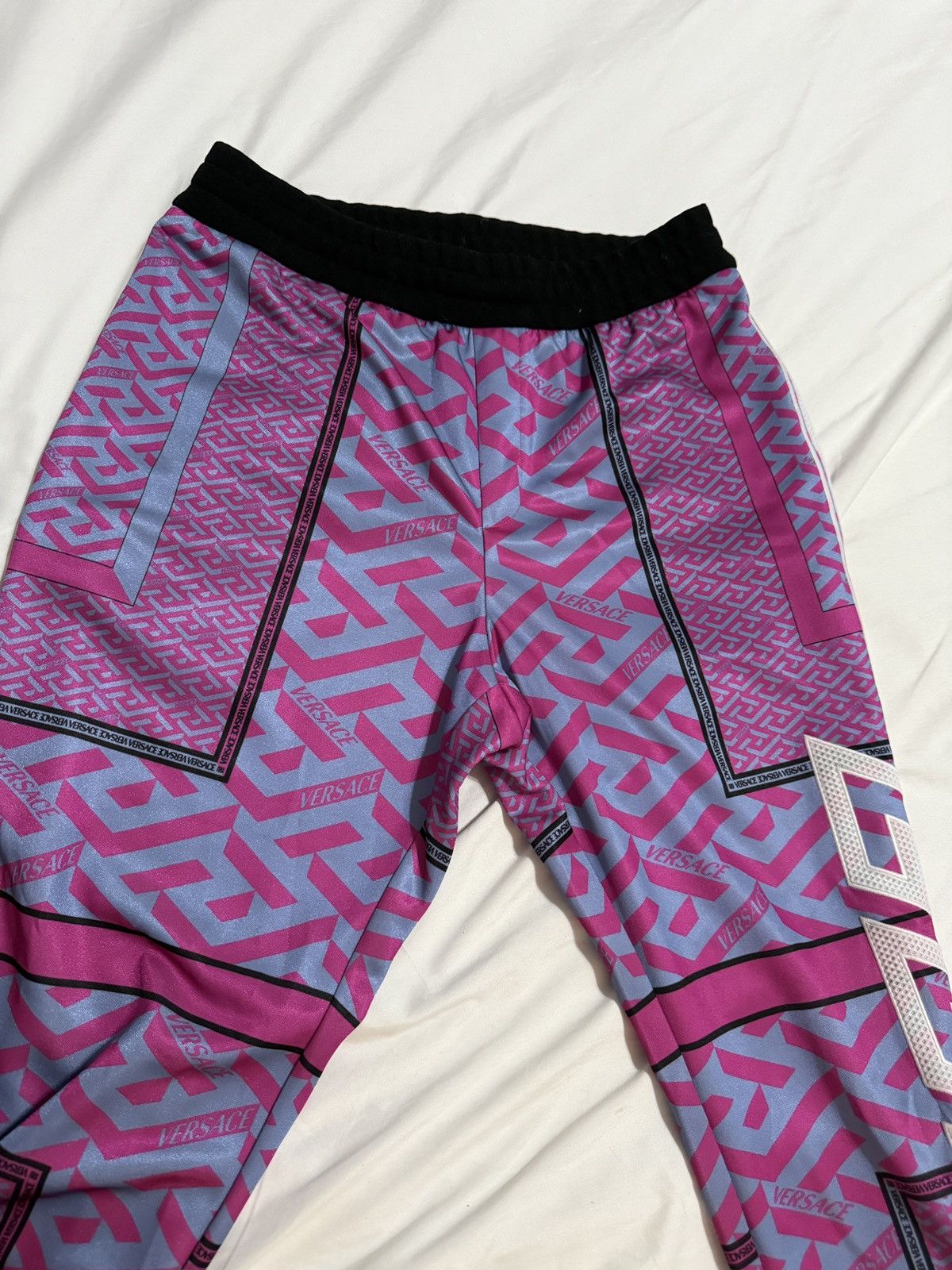 Versace VERSACE Monogram varsity track pants, Print Joggers Size US 30 / EU 46 - 2 Thumbnail