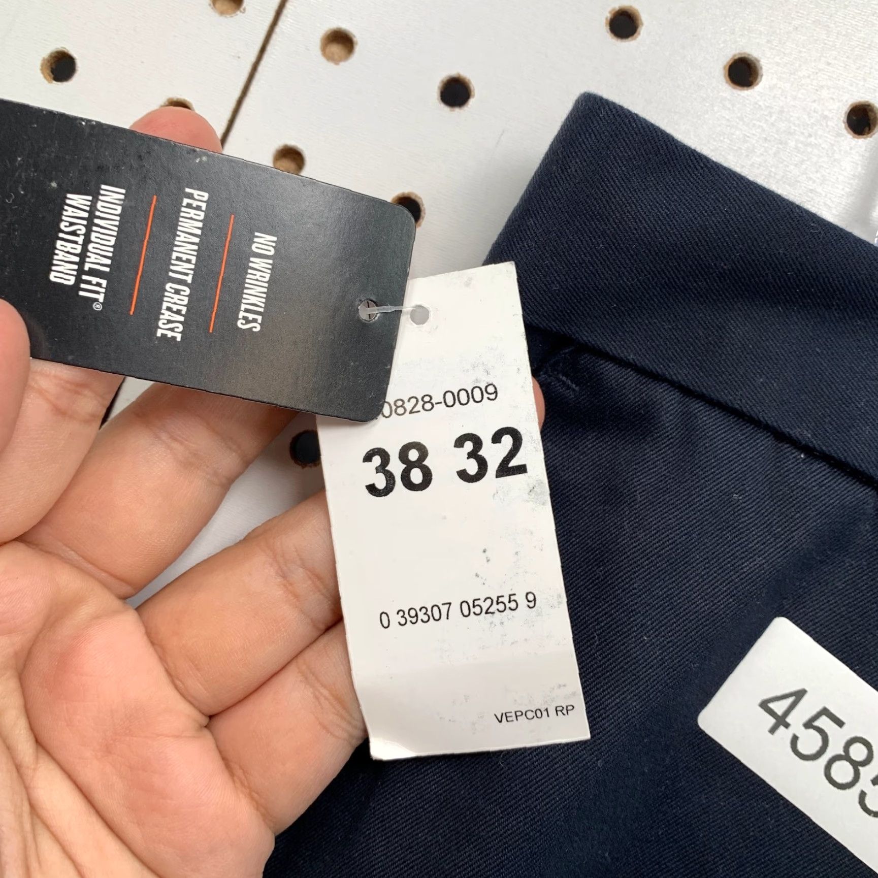 Dockers DOCKERS Pants Khaki Navy Blue Signature Straight Fit 38x32 Mens Casual Regular Size US 38 / EU 54 - 5 Thumbnail