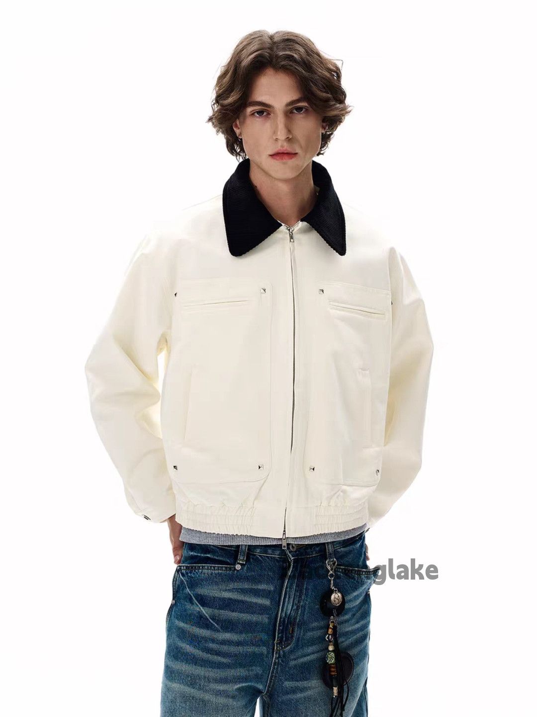 Vintage Utility loose baggy skate hiphop yuppie bomber jacket Size US XXL / EU 58 / 5 - 4 Thumbnail