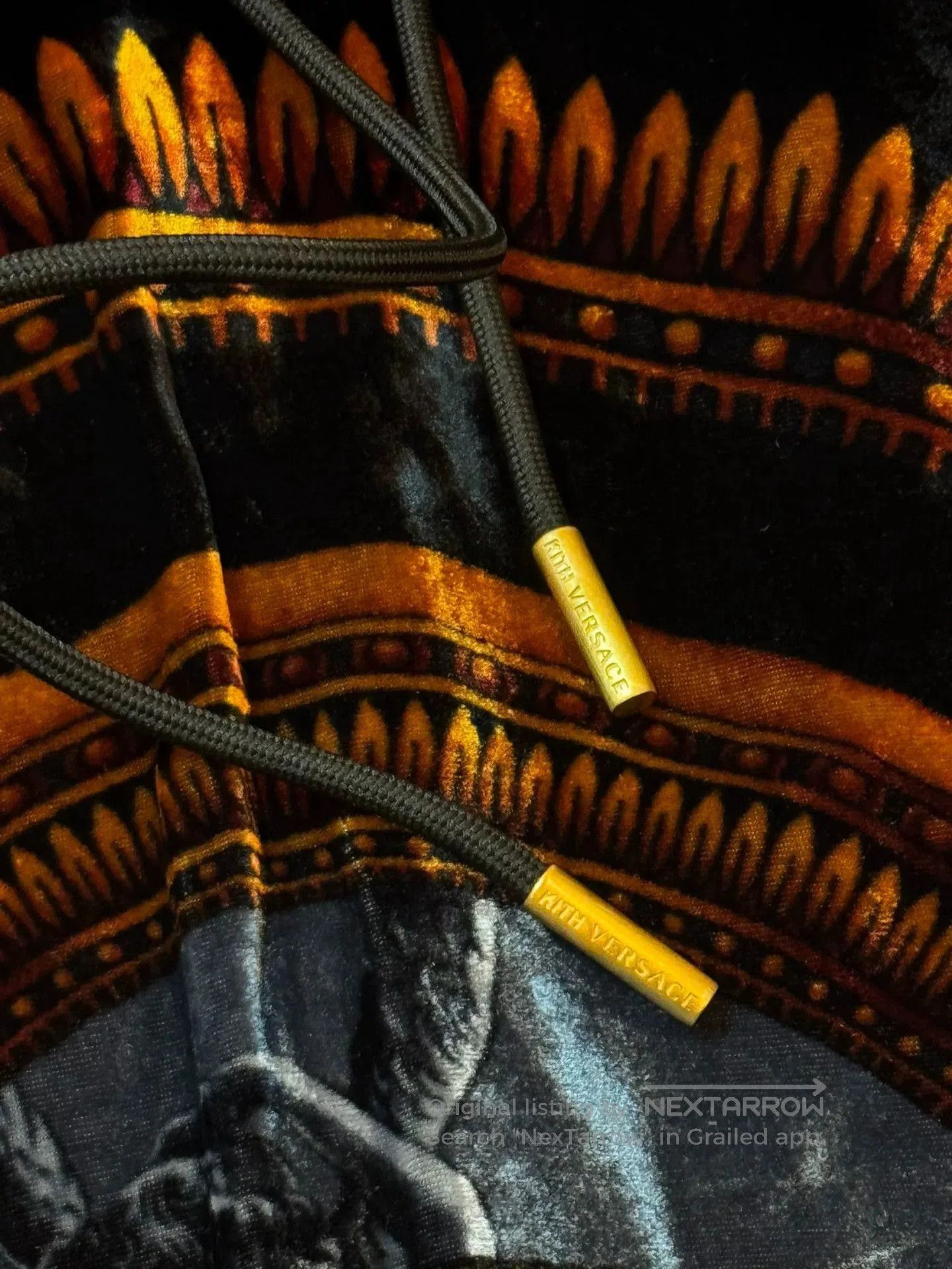 Versace Versace x Kith Velvet Printed Hoodie. Size US L / EU 52-54 / 3 - 5 Thumbnail