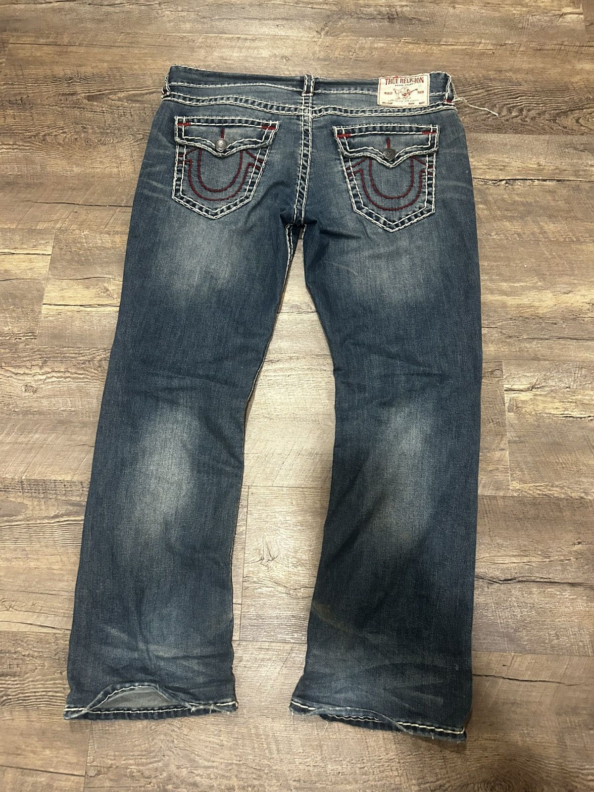 True Religion ☑️ Billy Super T Bootcut Blue Jeans ☑️ Size US 38 / EU 54 - 1 Thumbnail
