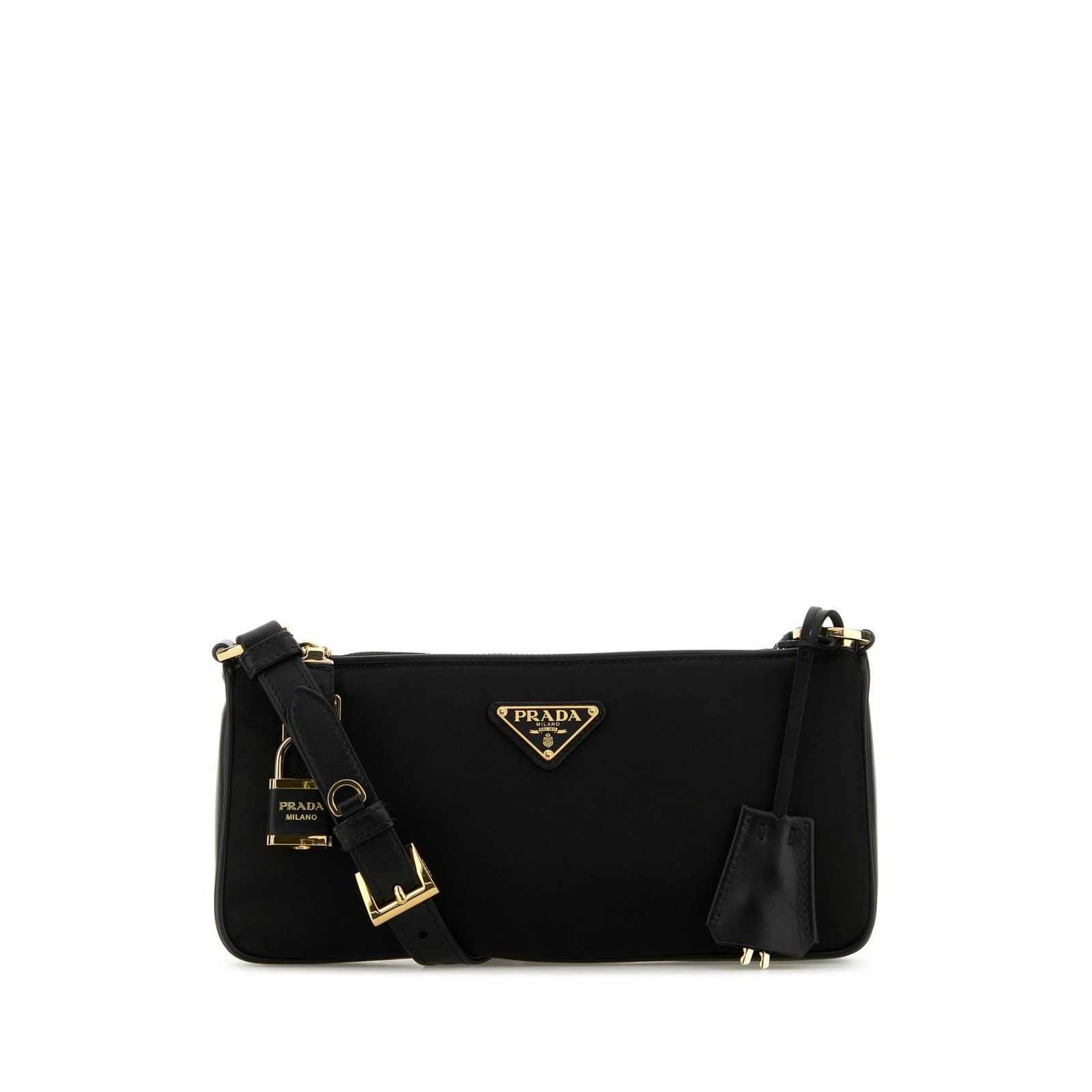 Prada PRADA Triangle Black Re-Nylon Crossbody Bag New And Authenti Size ONE SIZE - 1 Thumbnail