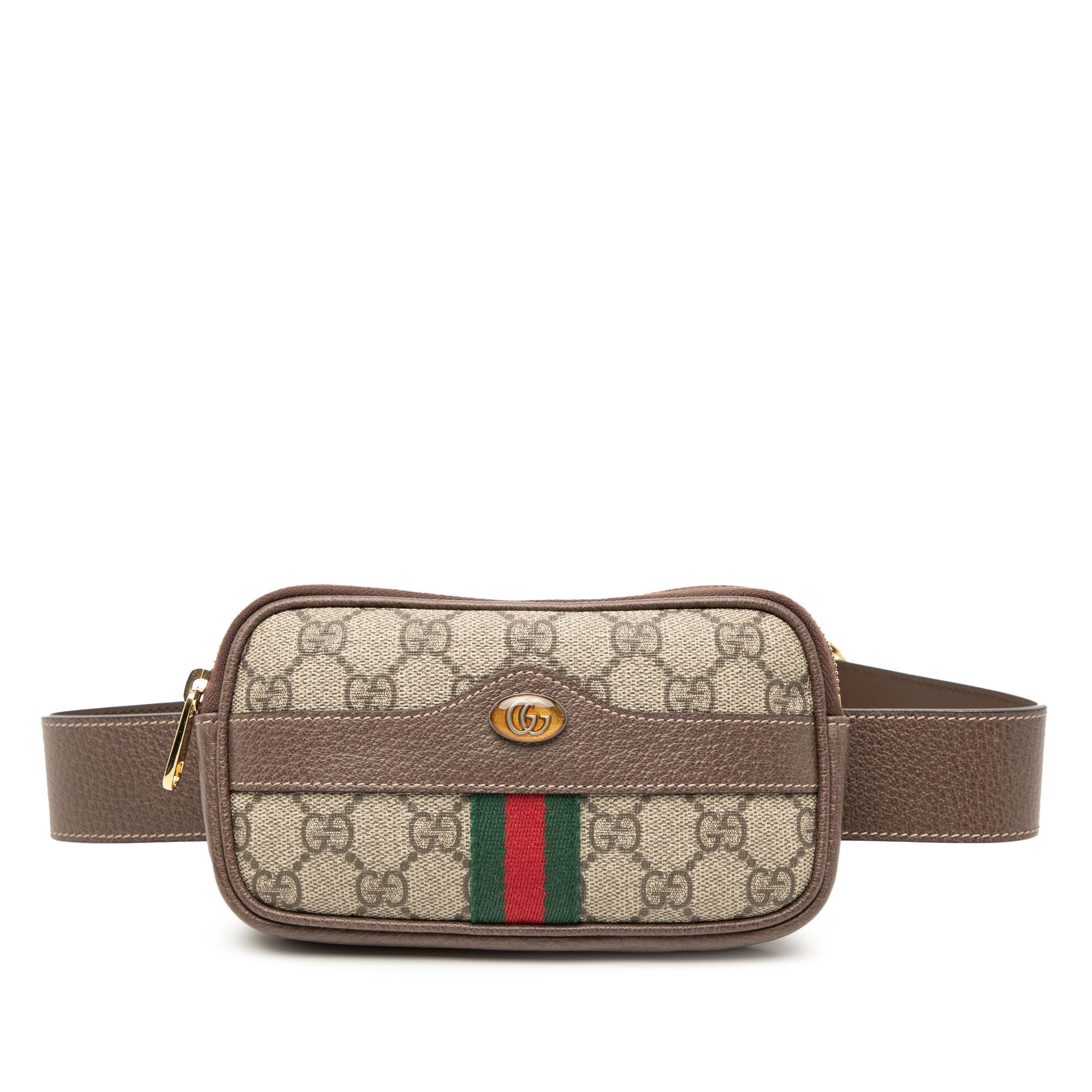 Gucci Gucci Small GG Supreme Web Ophidia Belt Bag Size ONE SIZE - 1 Thumbnail