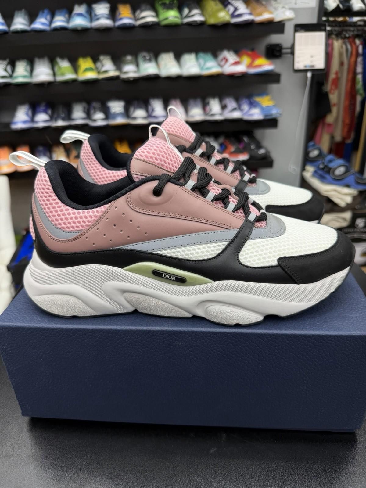 Dior Dior B22 Pink Black Size 45EU (MENS US12) $1300 Discontinued Size US 12 / EU 45 - 1 Thumbnail