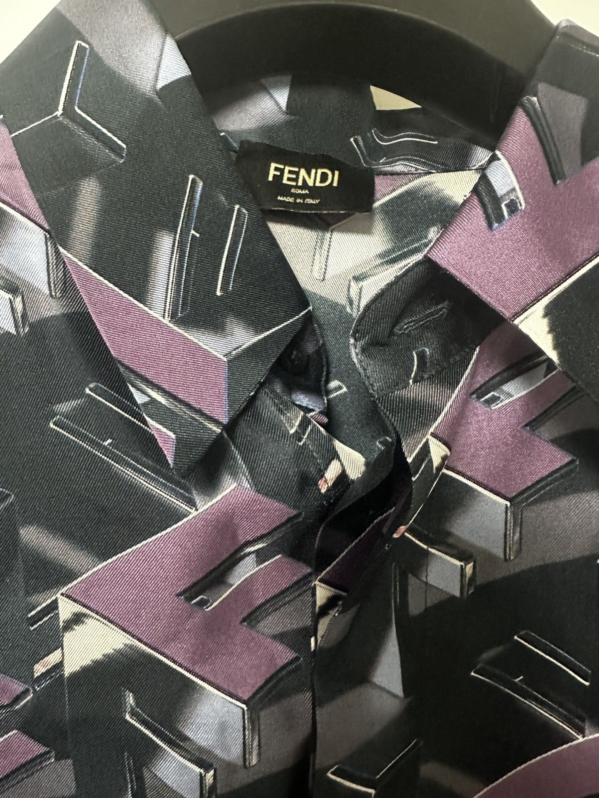 Fendi Fendi Silk Shirt Size US M / EU 48-50 / 2 - 3 Thumbnail