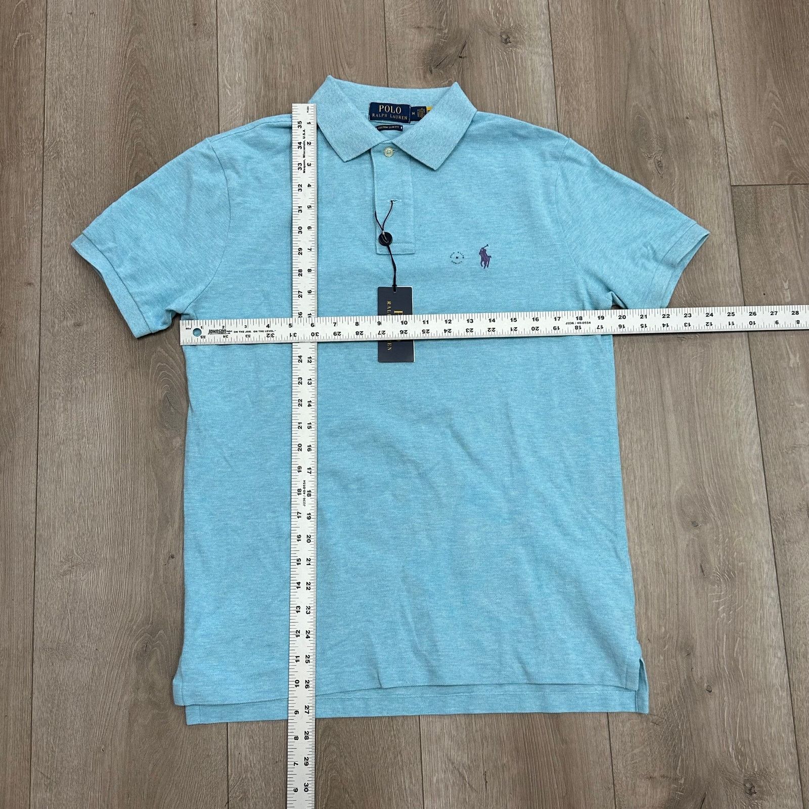 Polo Ralph Lauren New Polo Ralph Lauren Custom Slim Fit Blue Polo Shirt Medium Size US M / EU 48-50 / 2 - 4 Thumbnail