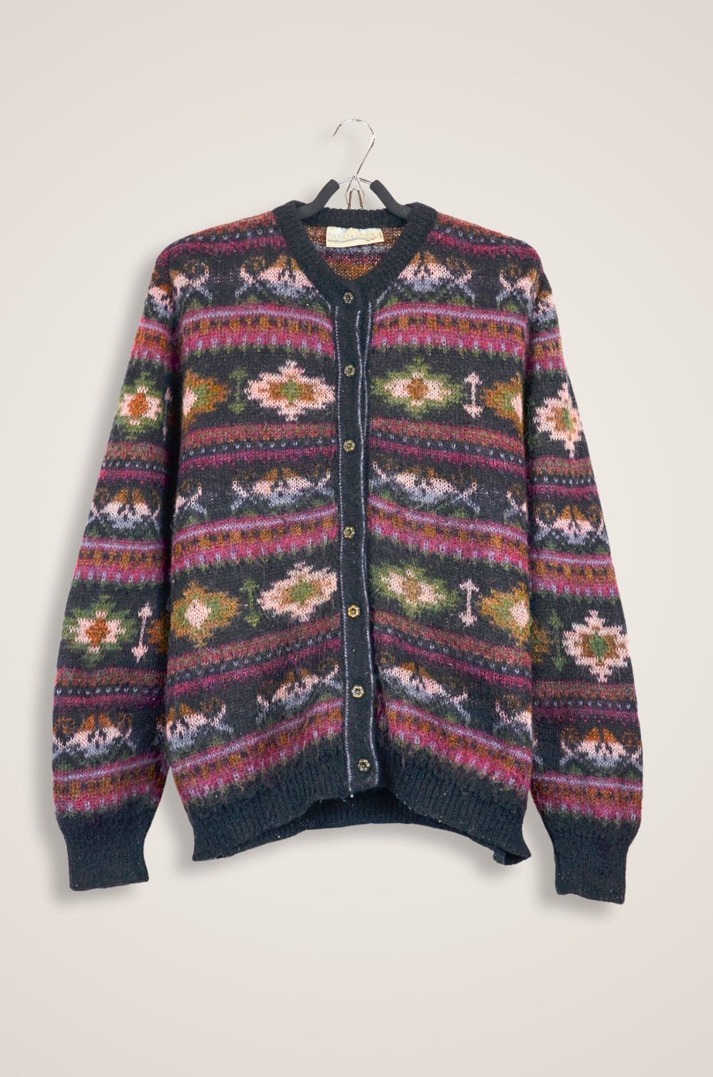 Vintage Vintage Sabri & Lory Italian Mohair Knit Cardigan - L Size L / US 10 / IT 46 - 1 Thumbnail