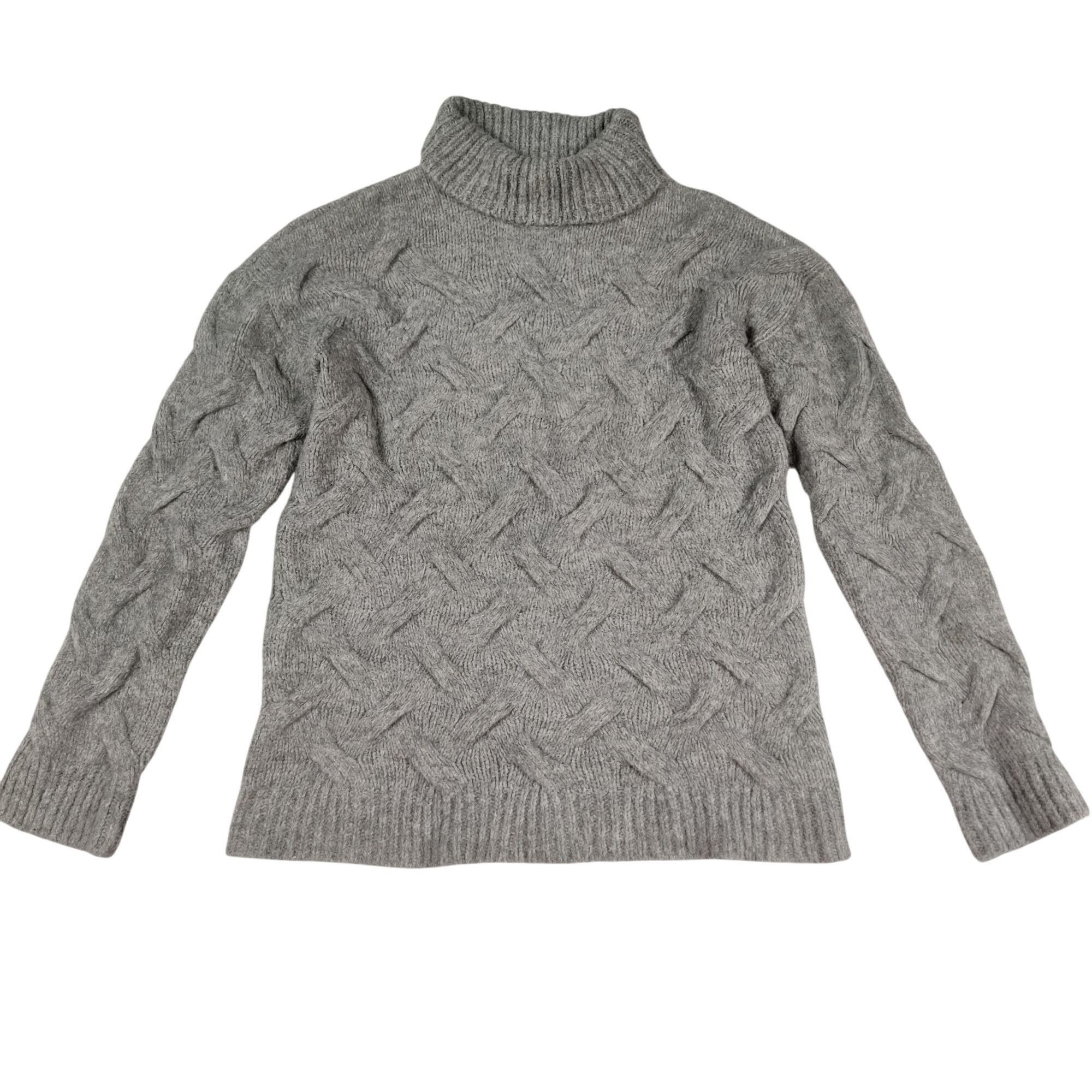 Other Endless Rose S Gray Cable Knit Turtleneck Sweater Pullover C Size S / US 4 / IT 40 - 1 Thumbnail