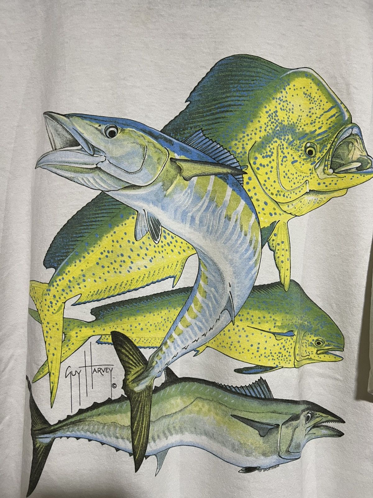 Vintage Vintage Guy Harvey Kingfish Tees Size US XL / EU 56 / 4 - 3 Thumbnail