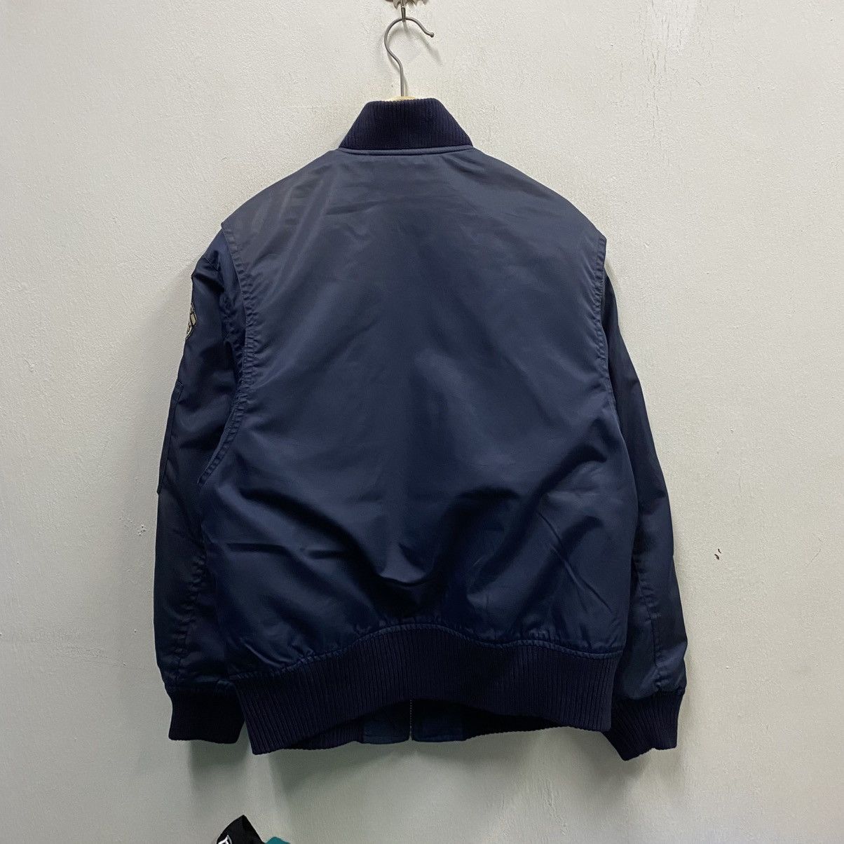 Vintage Vintage JACK SERIKA USAF MA-1 Flight Bomber Jacket Size US M / EU 48-50 / 2 - 2 Thumbnail