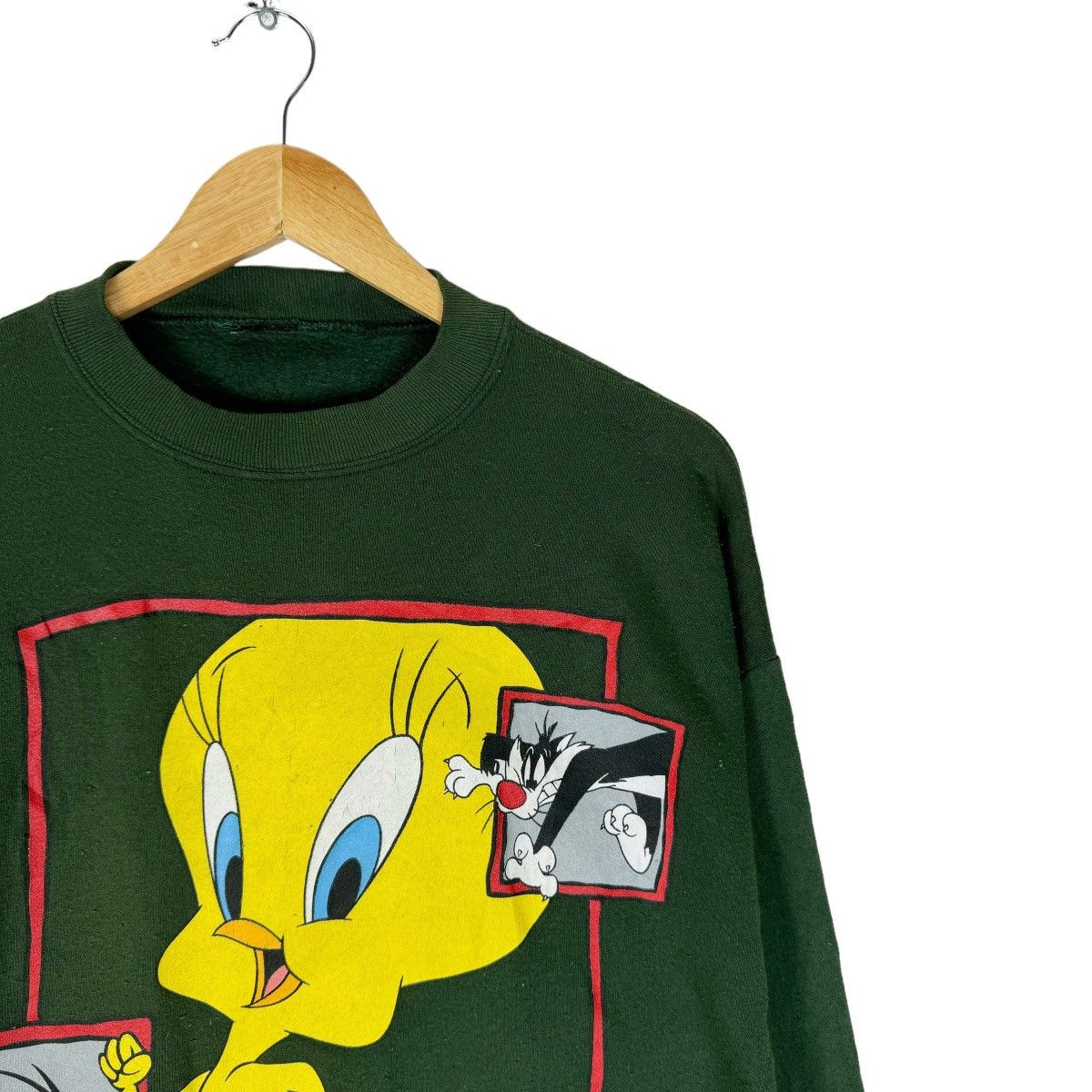 Cartoon Network ❄️90s WARNER BROS LOONEY TUNES SWEATSHIRT CREWNECK Size US L / EU 52-54 / 3 - 3 Thumbnail