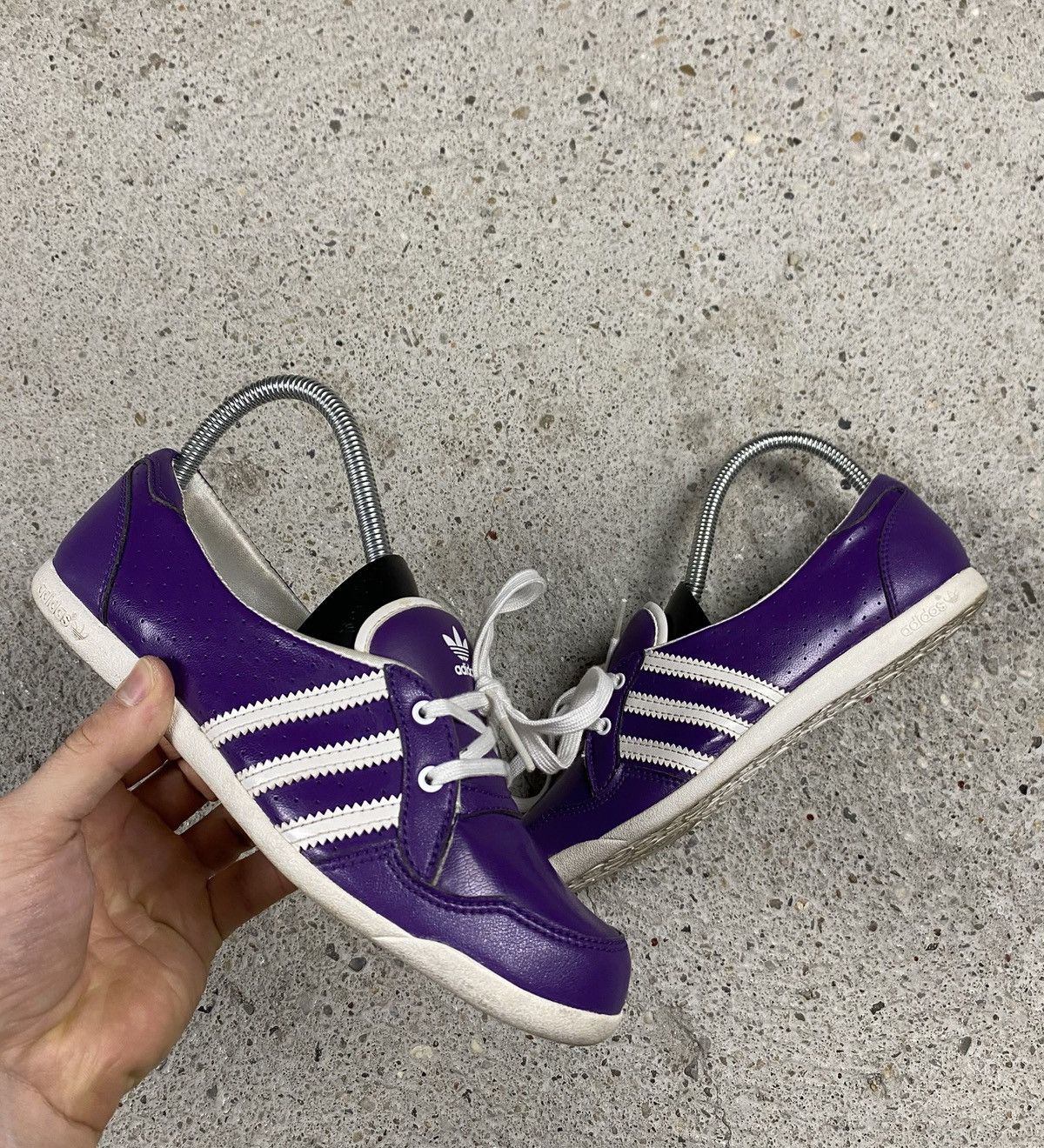 Adidas Adidas vintage flats ballerinas purple conquette Size US 5.5 / IT 35.5 - 1 Thumbnail