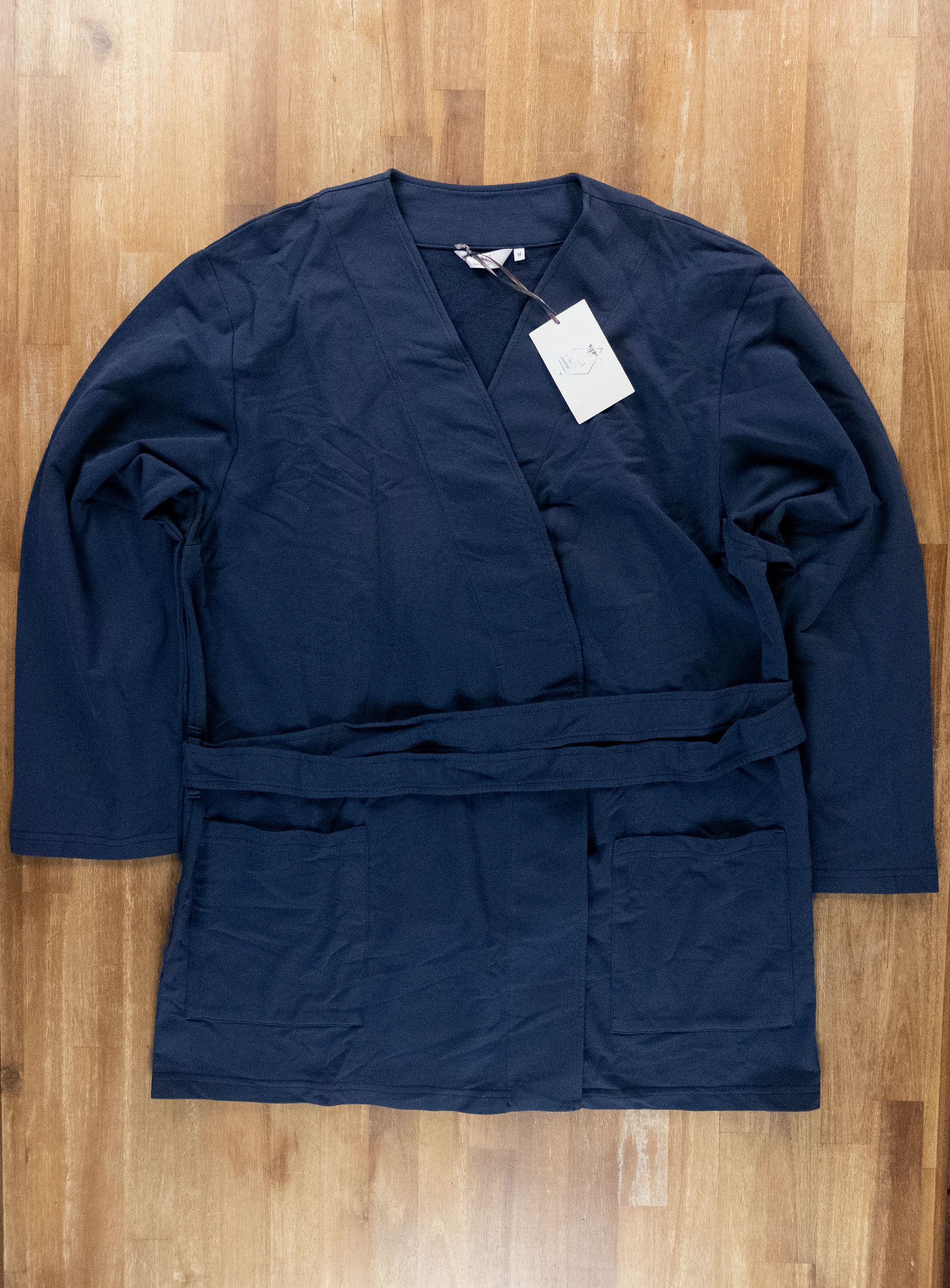Other FRETTE blue cotton dressing gown / robe Medium pajama q Size US M / EU 48-50 / 2 - 1 Thumbnail