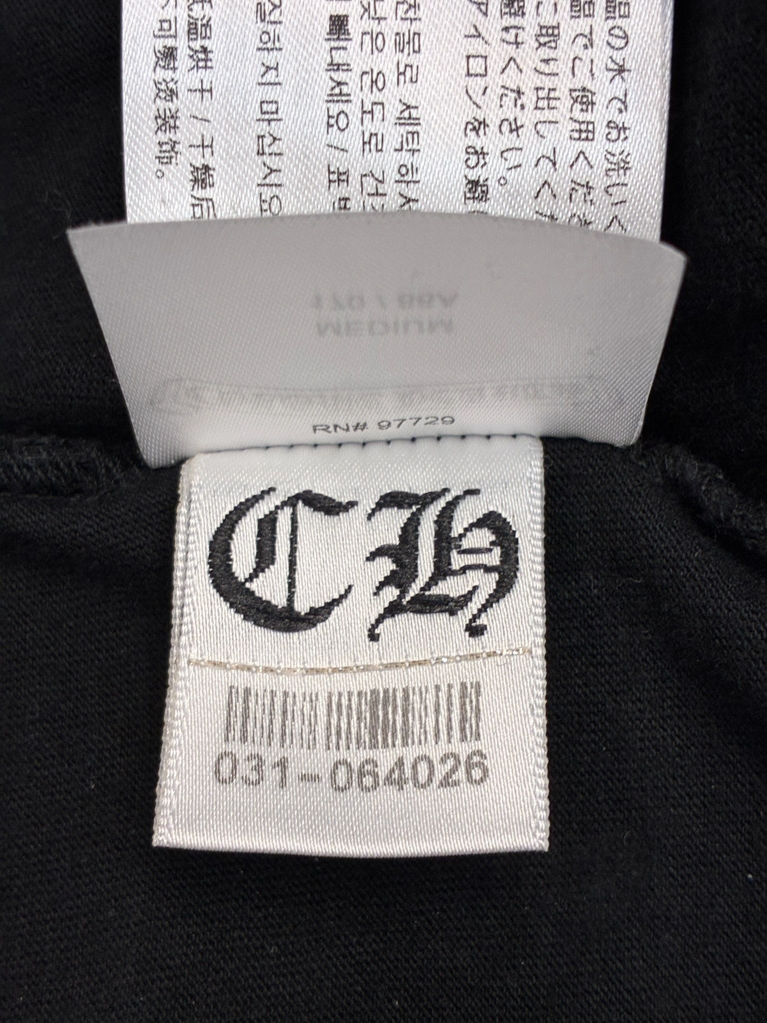 Chrome Hearts Chrome Hearts Multicolor Floral Long Sleeve Black Tee Size US M / EU 48-50 / 2 - 11 Thumbnail