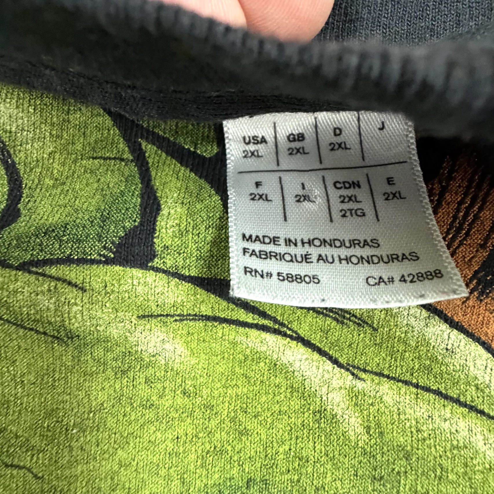 Vintage Marvel Hulk Shirt Mens 2XL Black Graphic Short Sleeve Crewneck T-Shirt Size US XXL / EU 58 / 5 - 5 Thumbnail