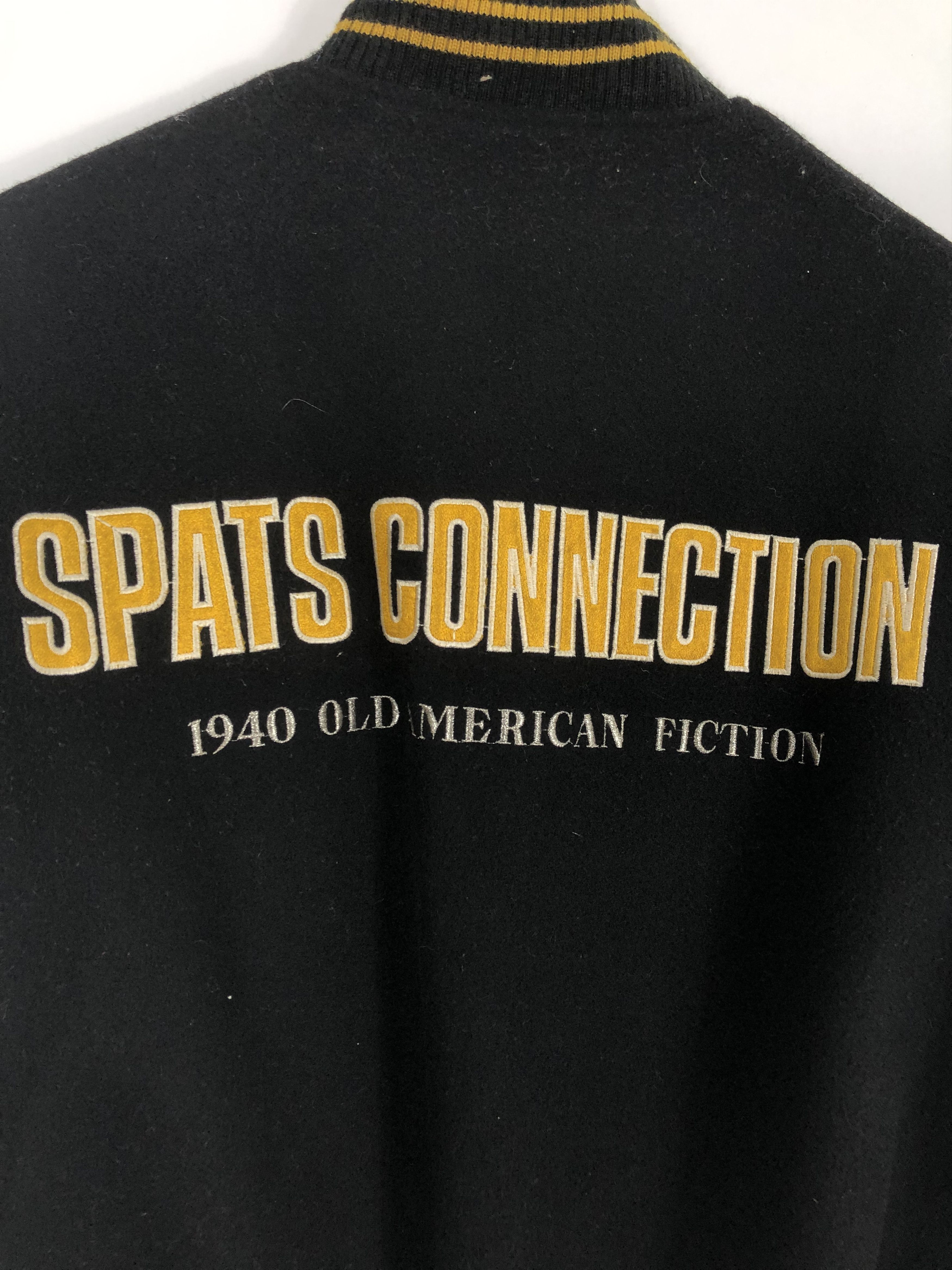 Vintage Vintage 90s Varsity Jacket Leather Sleeve V0158 Size US L / EU 52-54 / 3 - 12 Thumbnail