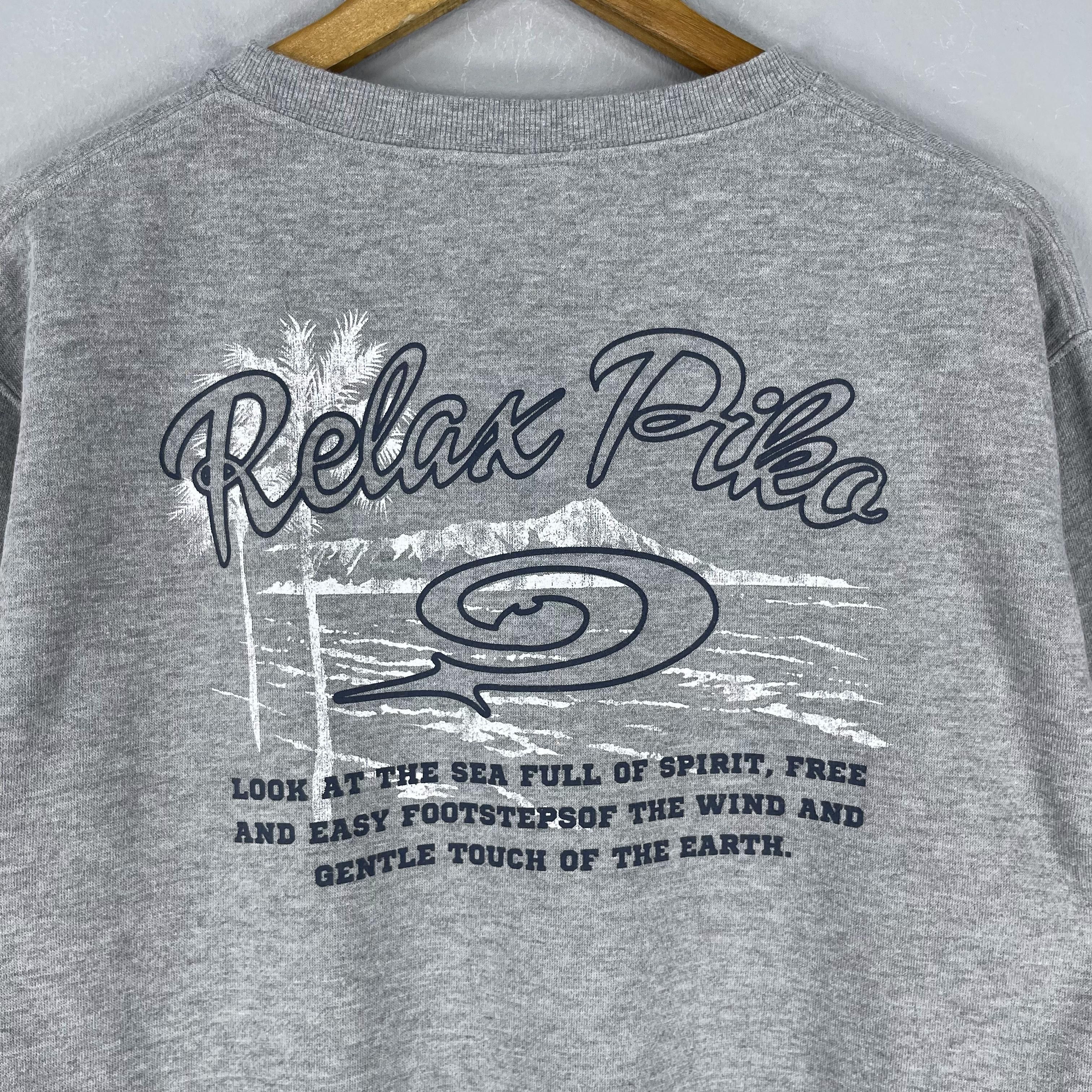 Vintage Vintage PIKO Hawaii Surf Backhit Logo Printed Sweatshirt Size US M / EU 48-50 / 2 - 2 Thumbnail