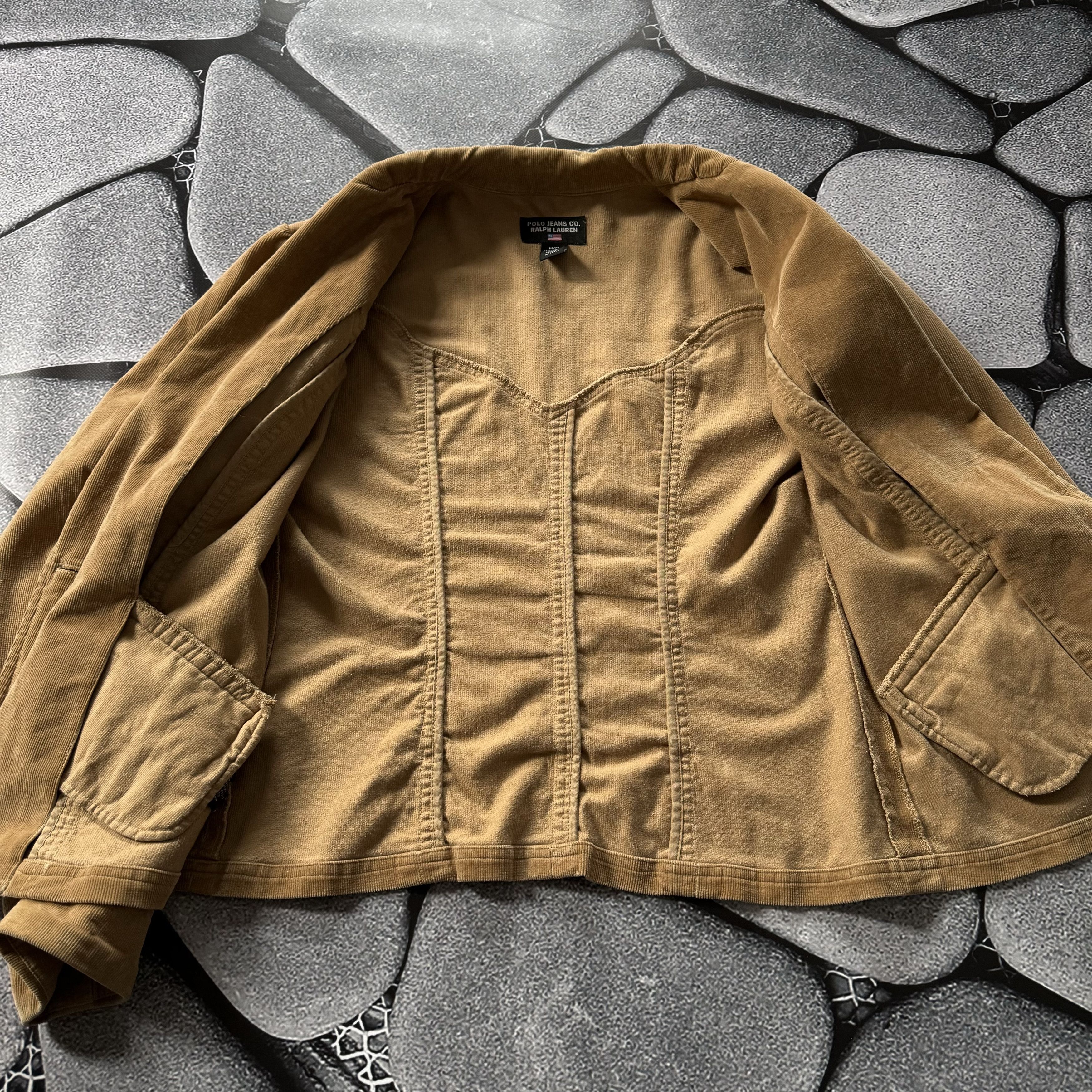 Lauren Ralph Lauren × Polo Ralph Lauren × Vintage POLO RALPH LAUREN JEANS CO VINTAGE CORDUROY BAZER JACKET Size M / US 6-8 / IT 42-44 - 4 Thumbnail