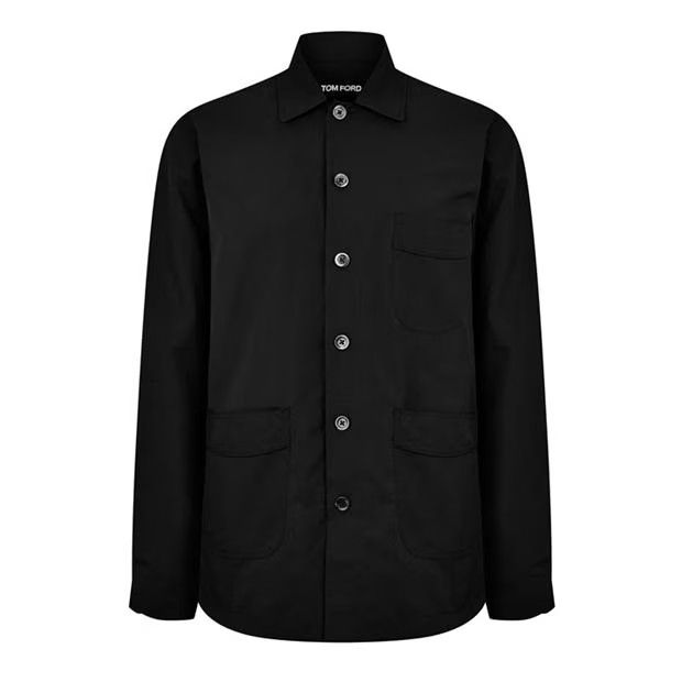 Tom Ford o1g2r1mq0724 Silk Shirts in Black Size US M / EU 48-50 / 2 - 1 Thumbnail