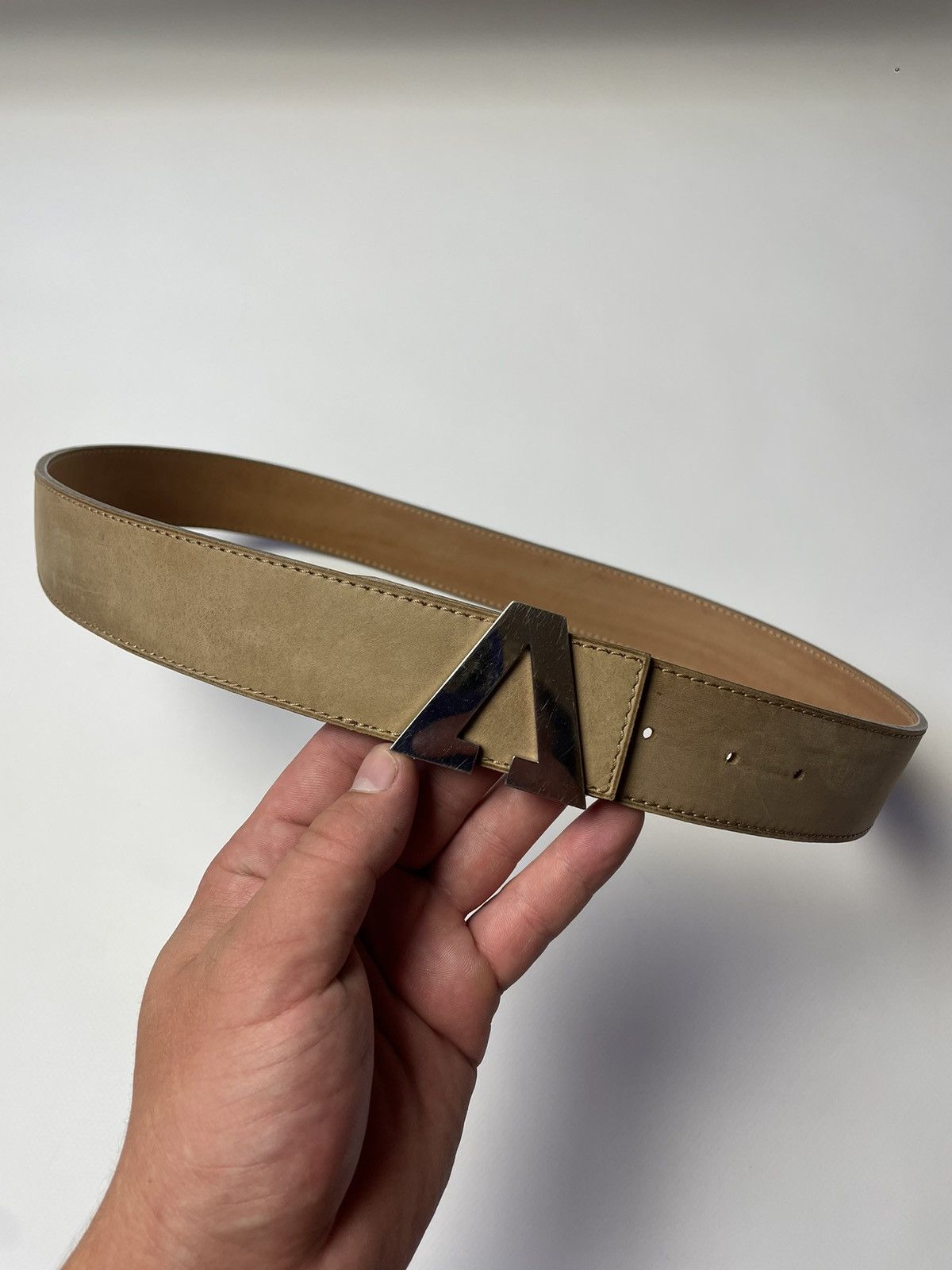 Handmade Anonimo Brand Handmade Leather Belt Made In Italy Size ONE SIZE - 6 Thumbnail