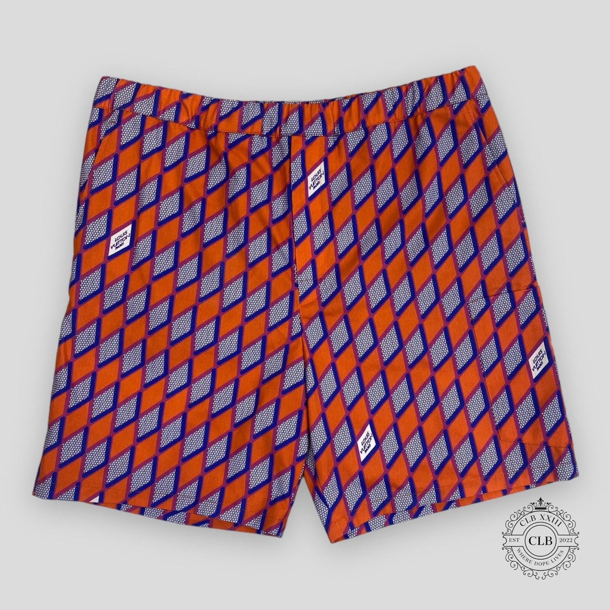 Louis Vuitton LOUIS VUITTON DIAMOND DAMIER DRAWSTRING SHORTS Size US 36 / EU 52 - 1 Thumbnail
