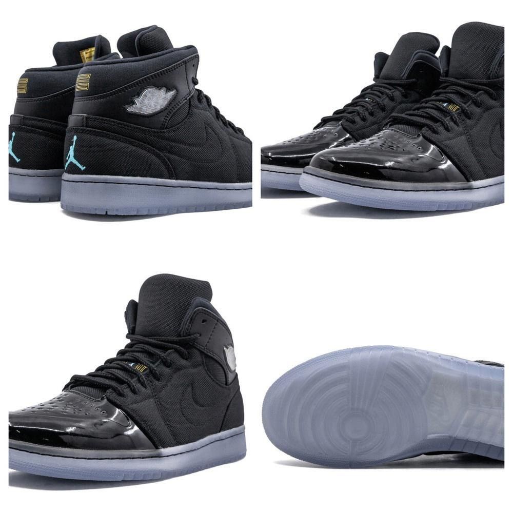 Jordan Brand Mens Jordan 1 Retro ‘95 Gamma’ Black Sz 11 Men 616369089 Size US 11 / EU 44 - 12 Thumbnail