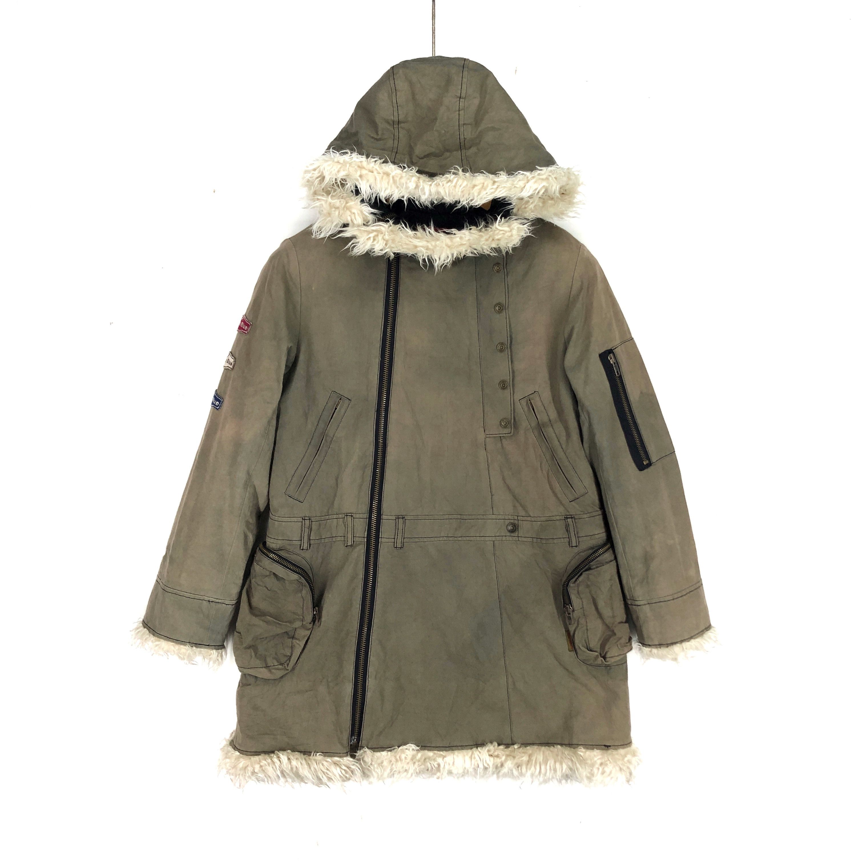 Japanese Brand BETTY'S BLUE SHINJI ABE COLLECTION Winter Jacket #2561-90 Size US S / EU 44-46 / 1 - 1 Thumbnail