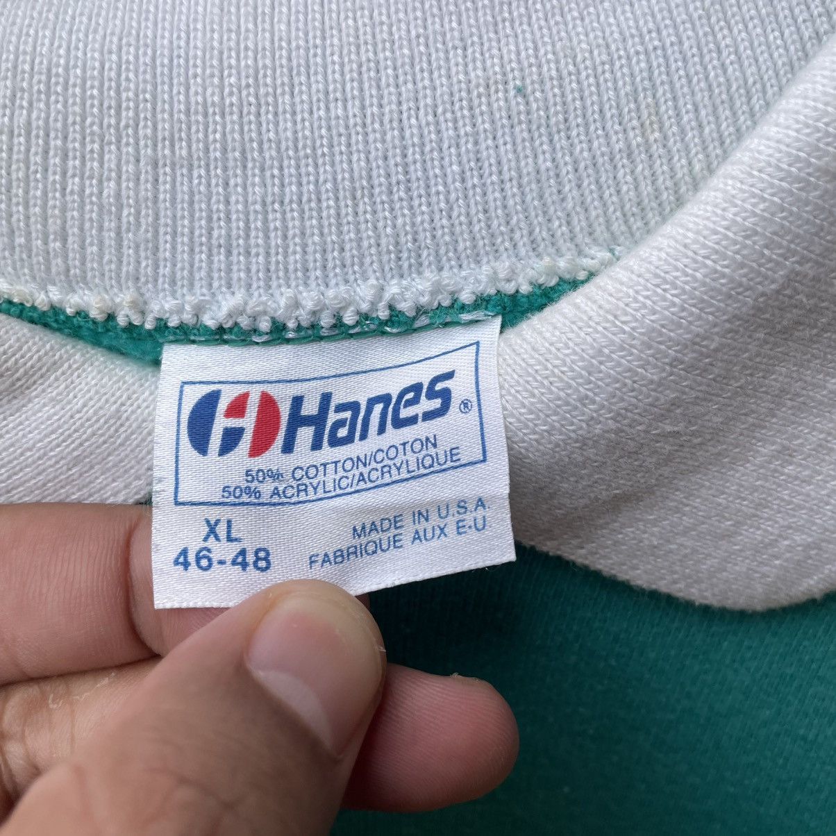 Hanes 🔥Vintage 90s Hanes Lifestyles Pop Art Flower Sweatshirts Size US M / EU 48-50 / 2 - 12 Thumbnail