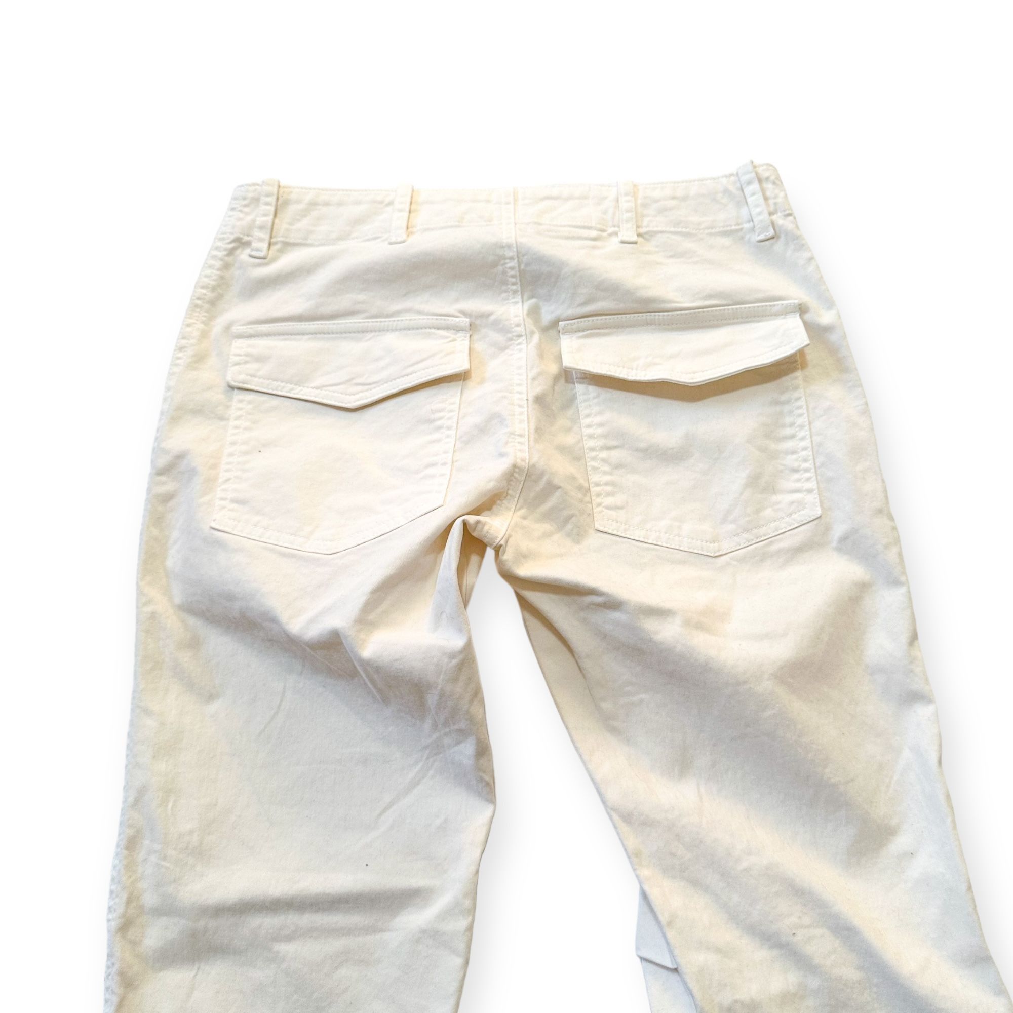 Nili Lotan Nili Lotan Cropped Military Pants, Eggshell, Size 0, Ankle Z Size 25" / US 0 / IT 36 - 7 Thumbnail