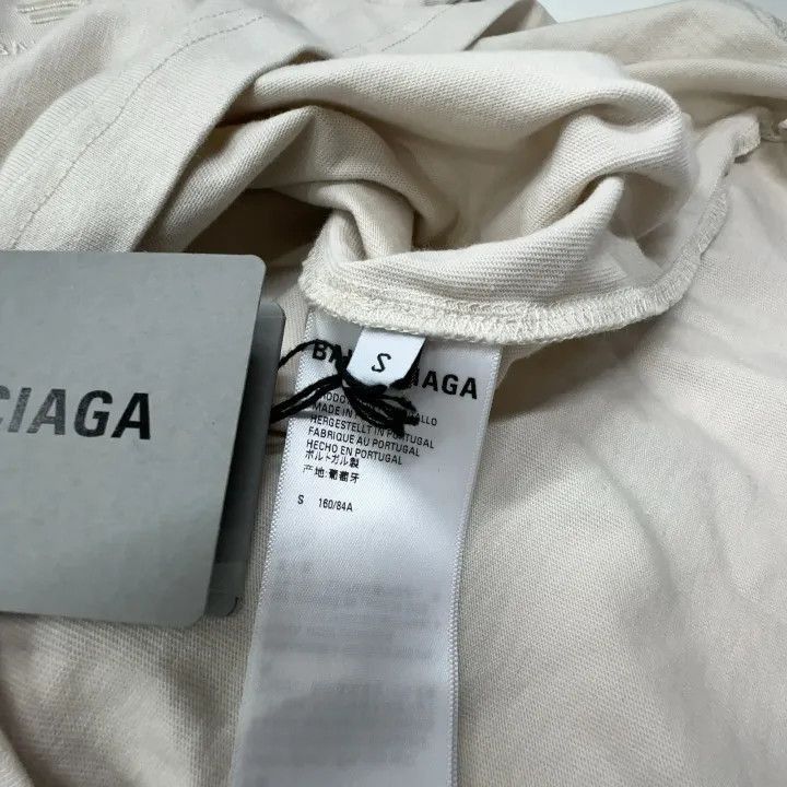 Balenciaga Balenciaga Logo Embroidered T-Shirt for Women 0079-2507 Size S / US 4 / IT 40 - 4 Thumbnail