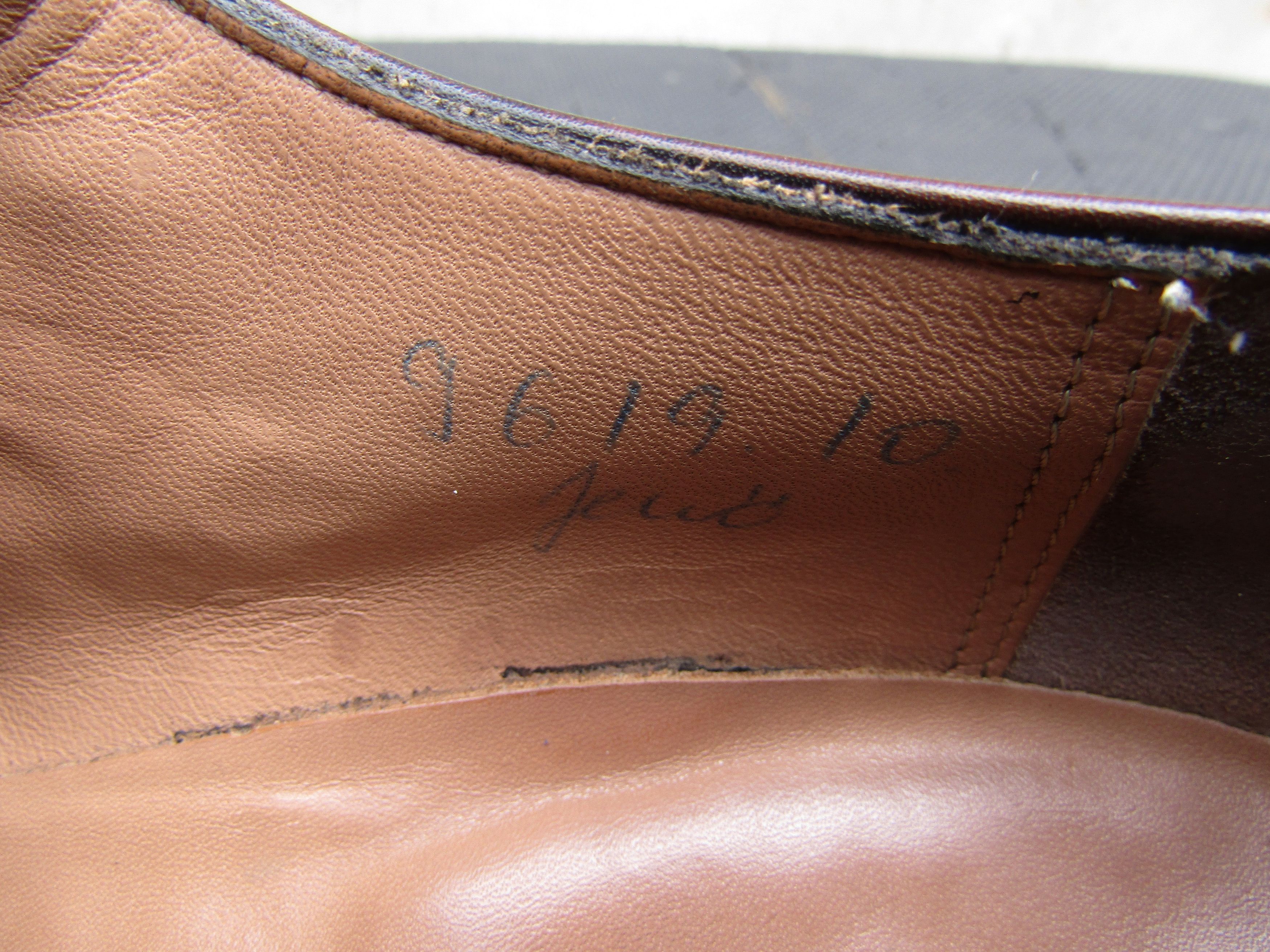 Heinrich Dinkelacker Heinrich Dinkelacker Leather Mens Brogue Dress Split Toe Size US 11 / EU 44 - 2 Thumbnail