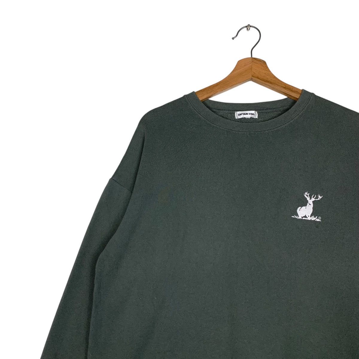 Japanese Brand CAPTAIN STAG Graphics Printed Youth Sweatshirt #1496-C67 Size US S / EU 44-46 / 1 - 8 Thumbnail