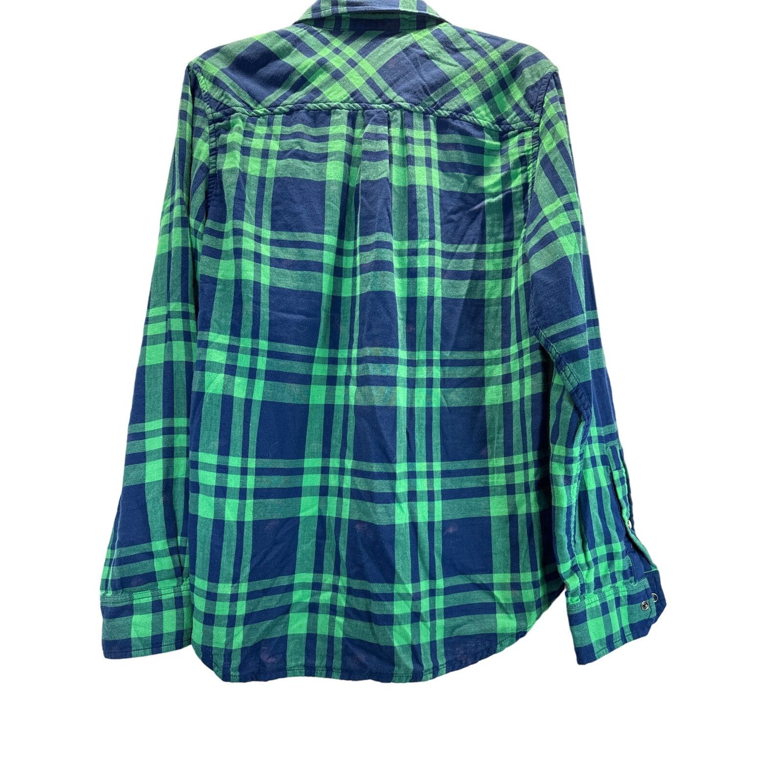 Chubbies Chubbies Grn Plaid Blue Flamingo Pearl Snaps Shirt men sz M Size US M / EU 48-50 / 2 - 4 Thumbnail