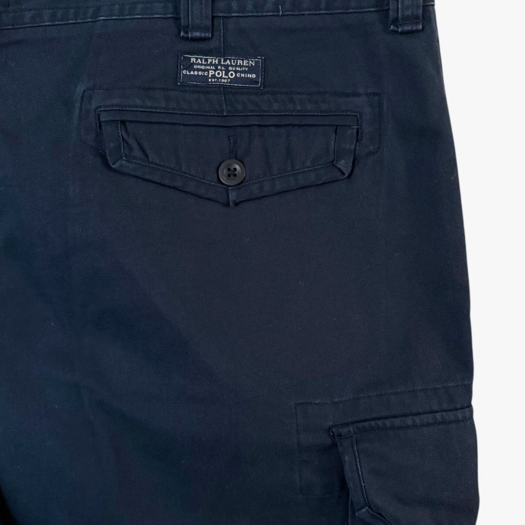 Ralph Lauren Ralph Lauren Gellar Classic-Fit Cargo Short Navy Blue Men's Size 44B 100% Cotton Big & Tall Casual Cargo Pocket Navy Blue Mens Size US 44 / EU 60 - 7 Thumbnail