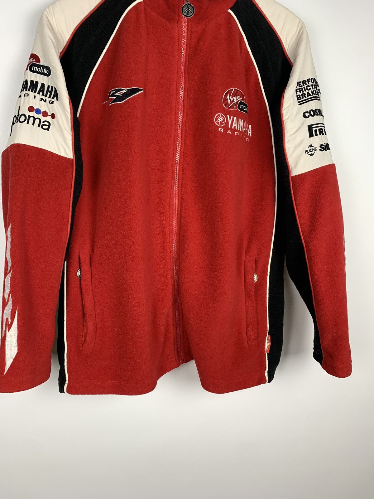 Yamaha Vintage Y2K Yamaha Formula 1 Fleece Racing Jacket Size XS Size US XS / EU 42 / 0 - 3 Thumbnail