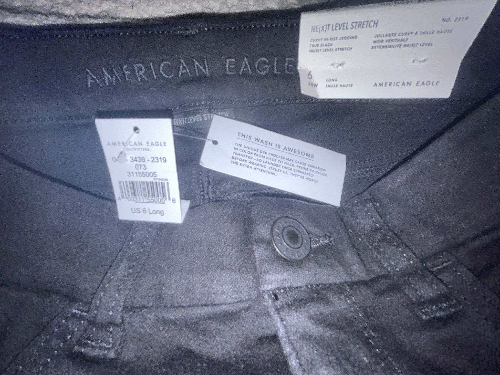 American Eagle Outfitters American Eagle stretch curvy high-rise jegging for women Size 28" / US 6 / IT 42 - 3 Thumbnail