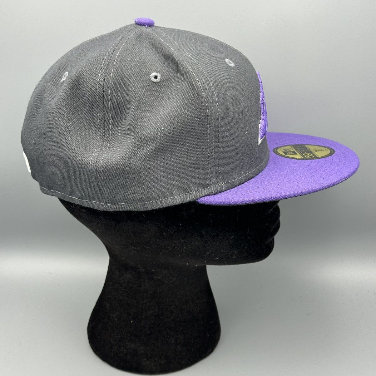 New Era Colorado Rockies New Era 59FIFTY Fitted Hat 7 1/4 Gray Size ONE SIZE - 5 Thumbnail