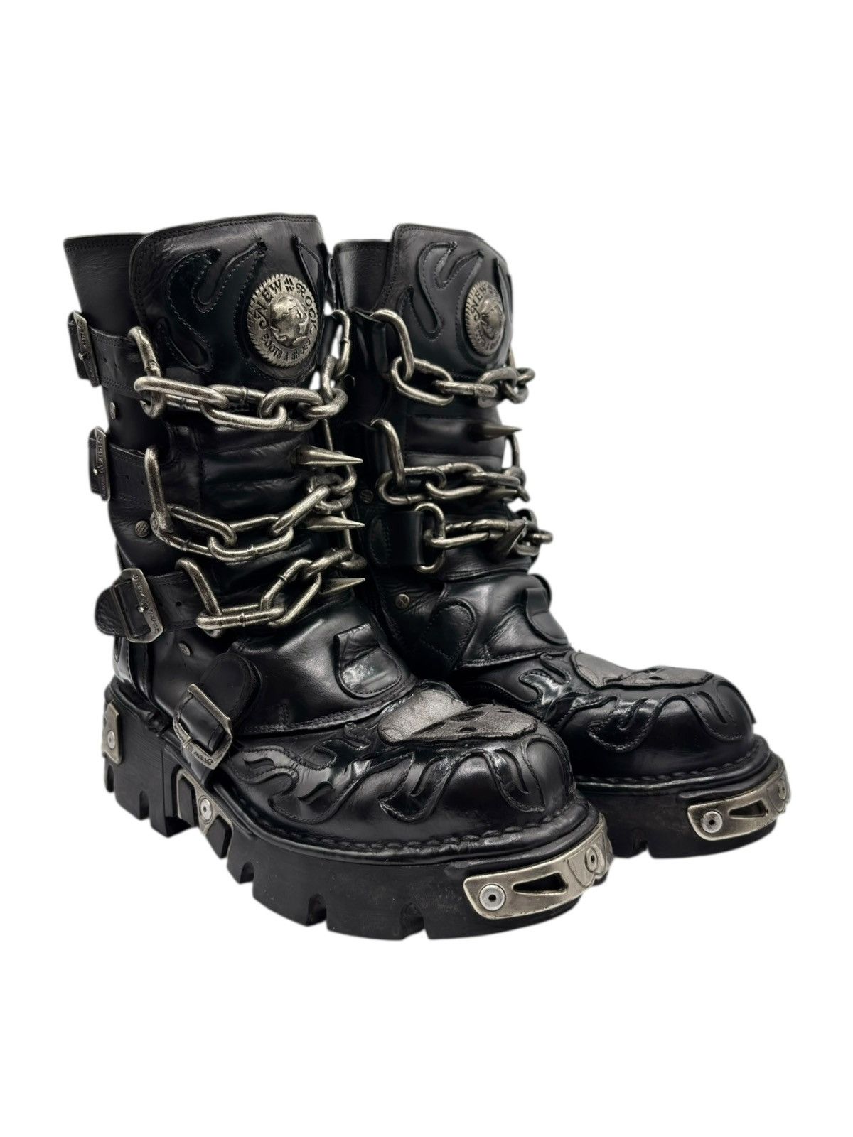 New Rock New Rock Jaded London Scythe Tower Boots | Grailed