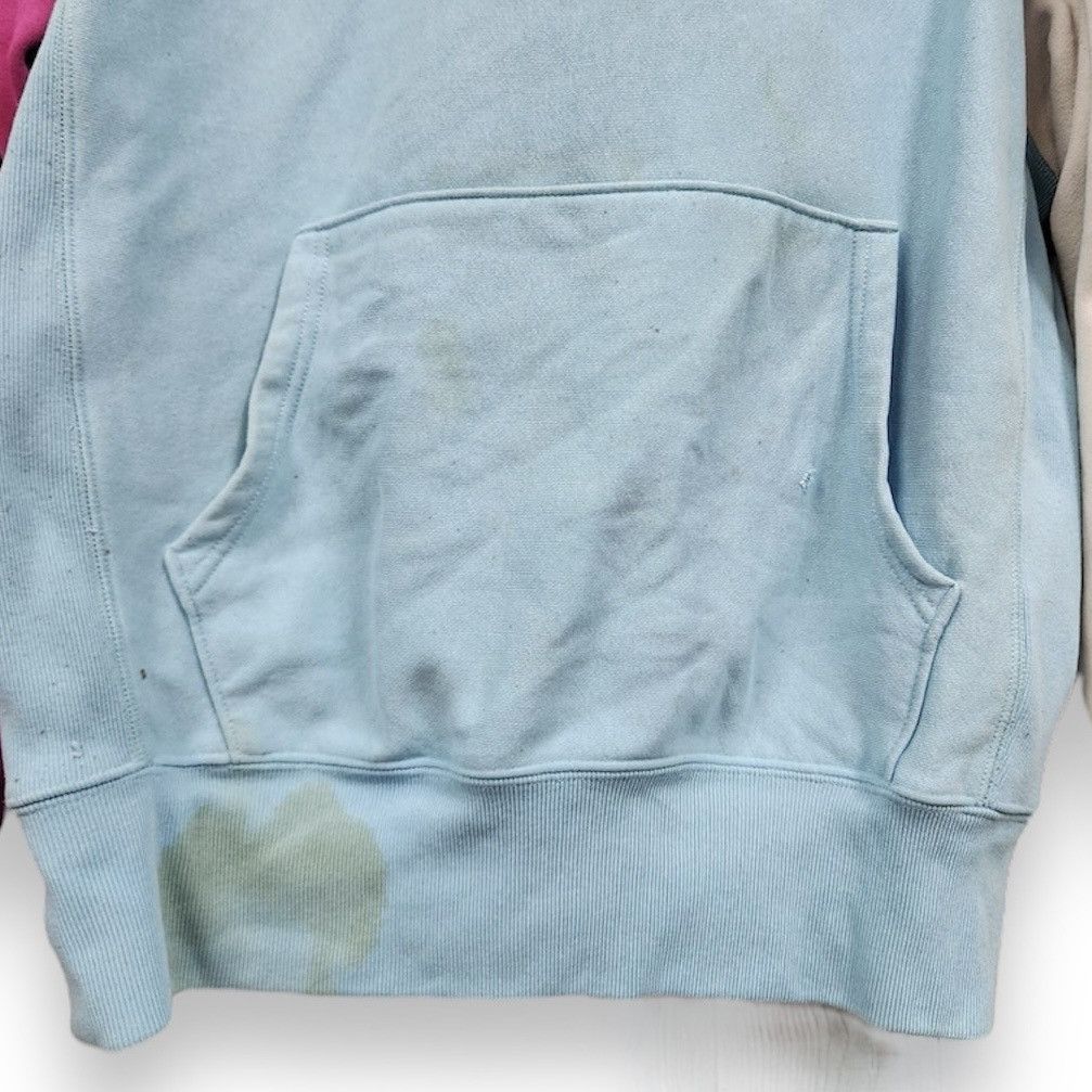 Champion × Vintage Vintage Reverse Weave Champion Multicolour Distressed Hoodie Size US L / EU 52-54 / 3 - 7 Thumbnail