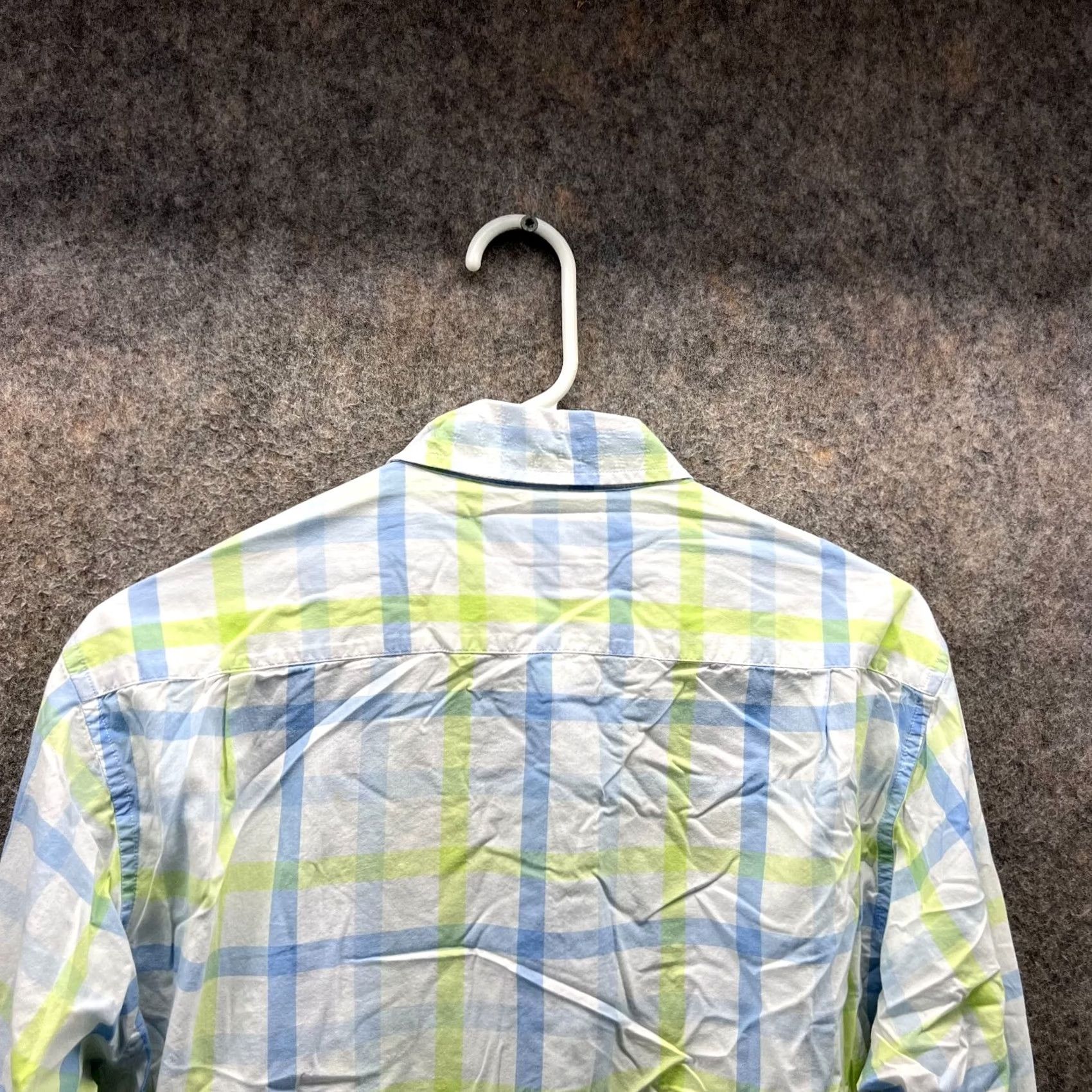 Bonobos Bonobos Shirt Men Medium Blue Green White Casual Button Down Slim Fit Check Shirt Size US M / EU 48-50 / 2 - 3 Thumbnail