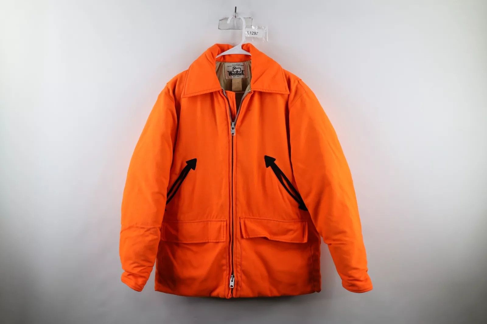 image of Vintage 70's Woolrich Western Duck Down Puffer Jacket Usa in Orange, Men's (Size Medium)
