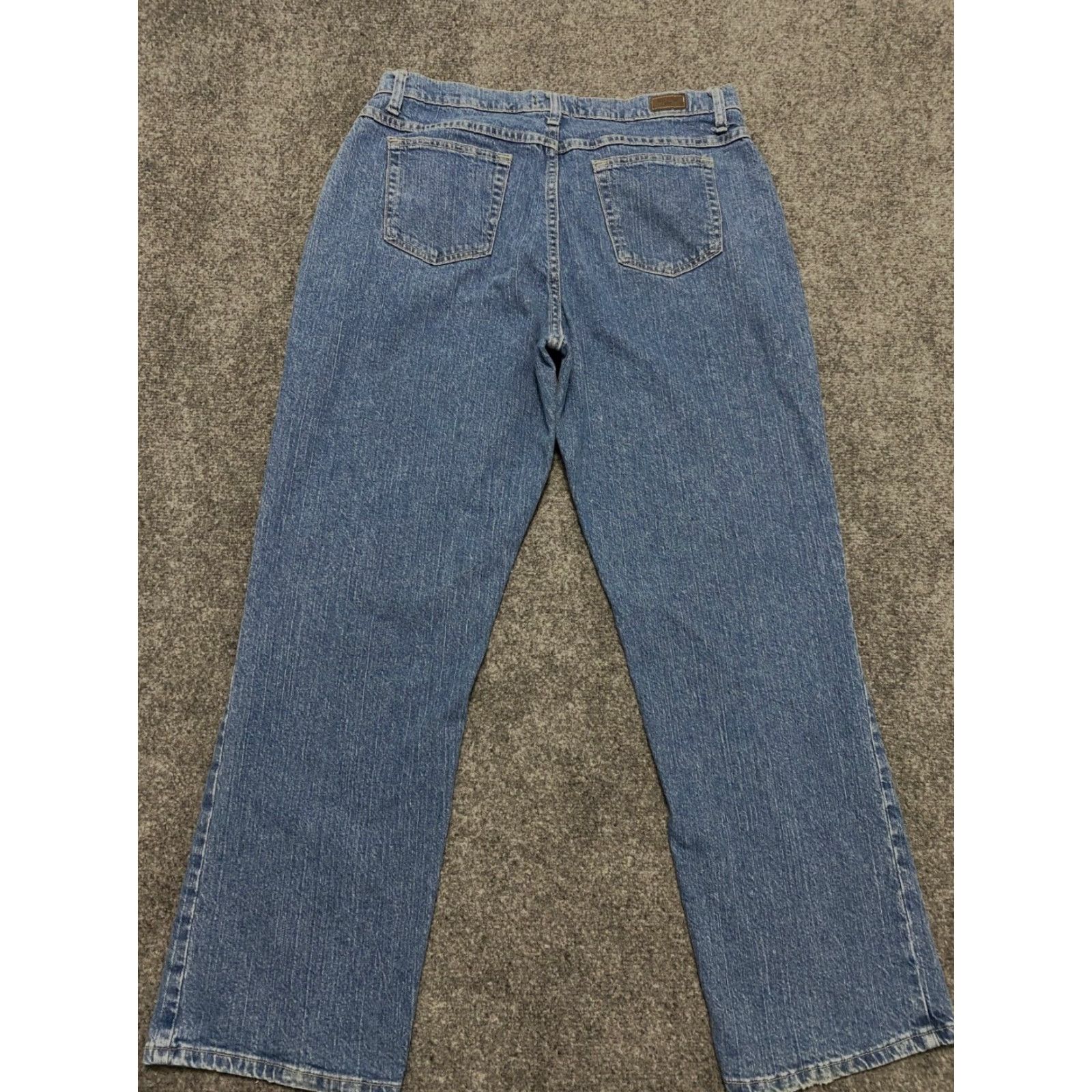 Lee VINTAGE Lee Riders By Lee Relaxed Women's Jeans 16P Blue 5-Pocket Design Denim Jeans Size 38" / US 16 / IT 52 - 2 Thumbnail