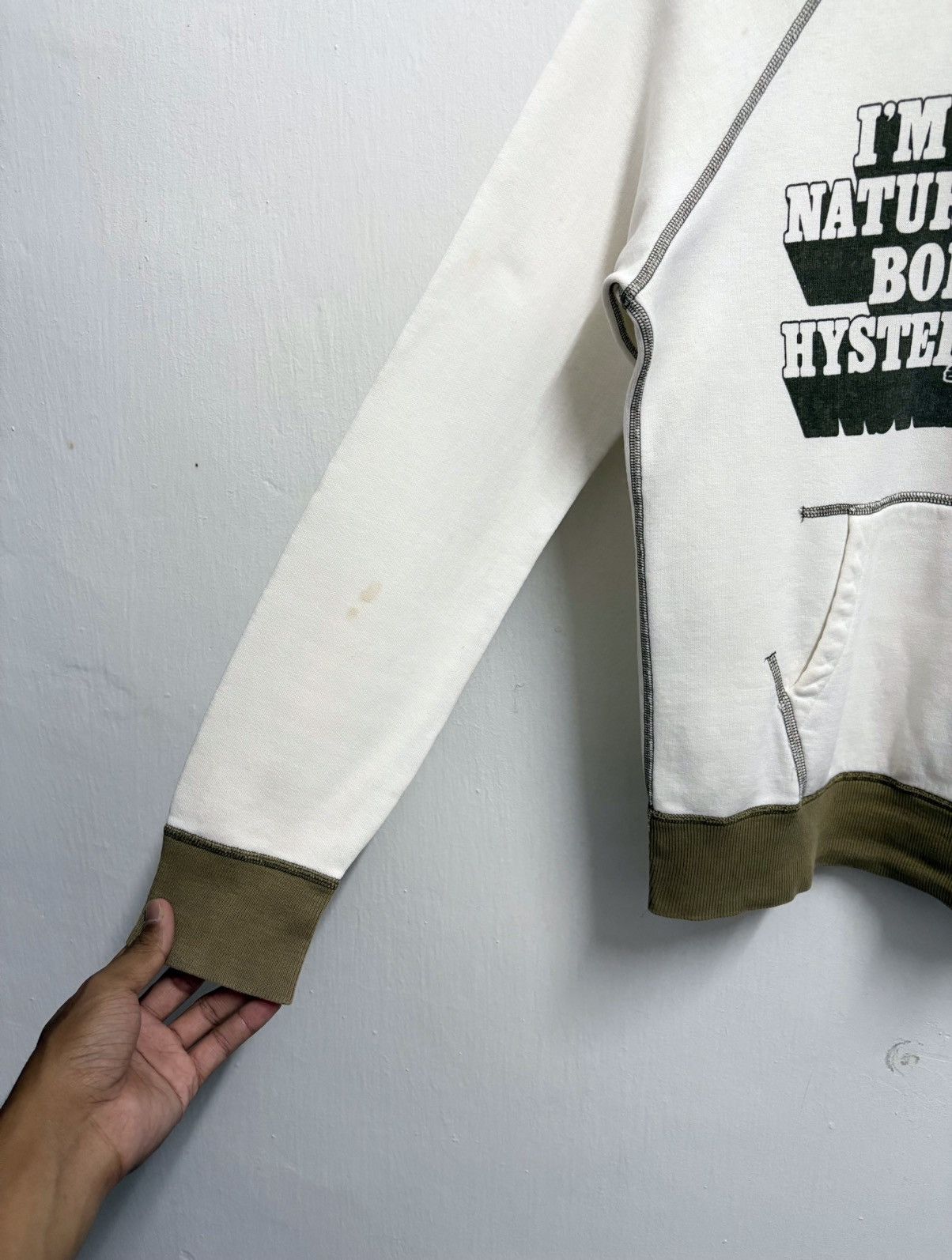 Hysteric Glamour Vintage 90's Hysteric Glamour " Natural Born Hys " Hoodie Size US S / EU 44-46 / 1 - 10 Thumbnail