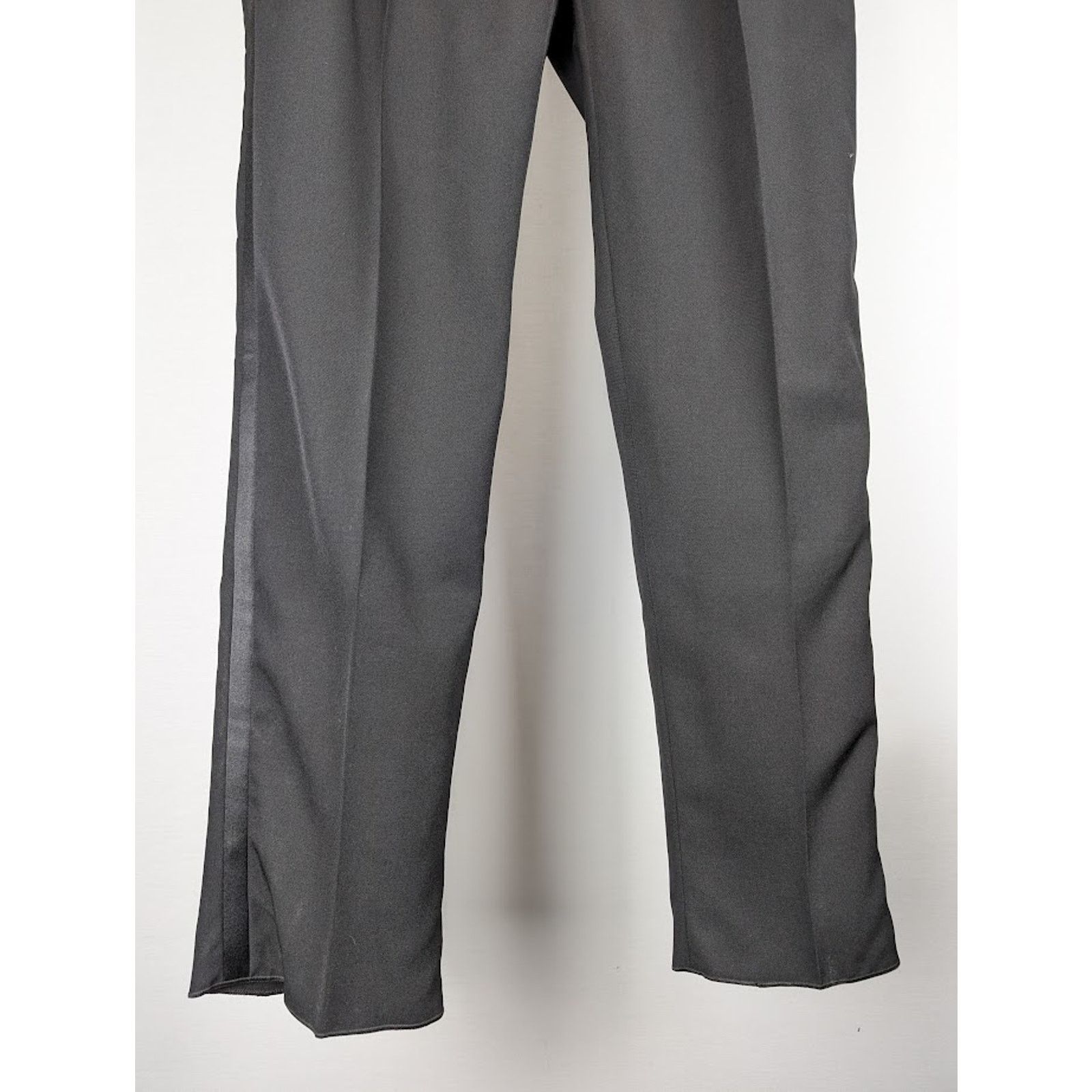 Saint Laurent Paris o1rshd1 2 Pleats Tux Pants in Nero Size US 30 / EU 46 - 4 Thumbnail
