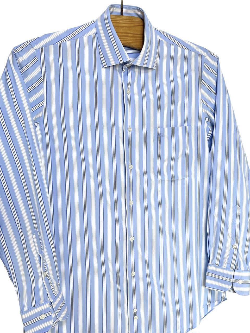 Burberry 🔥 vintage Striped shirt Burberry london size M Size US M / EU 48-50 / 2 - 2 Thumbnail