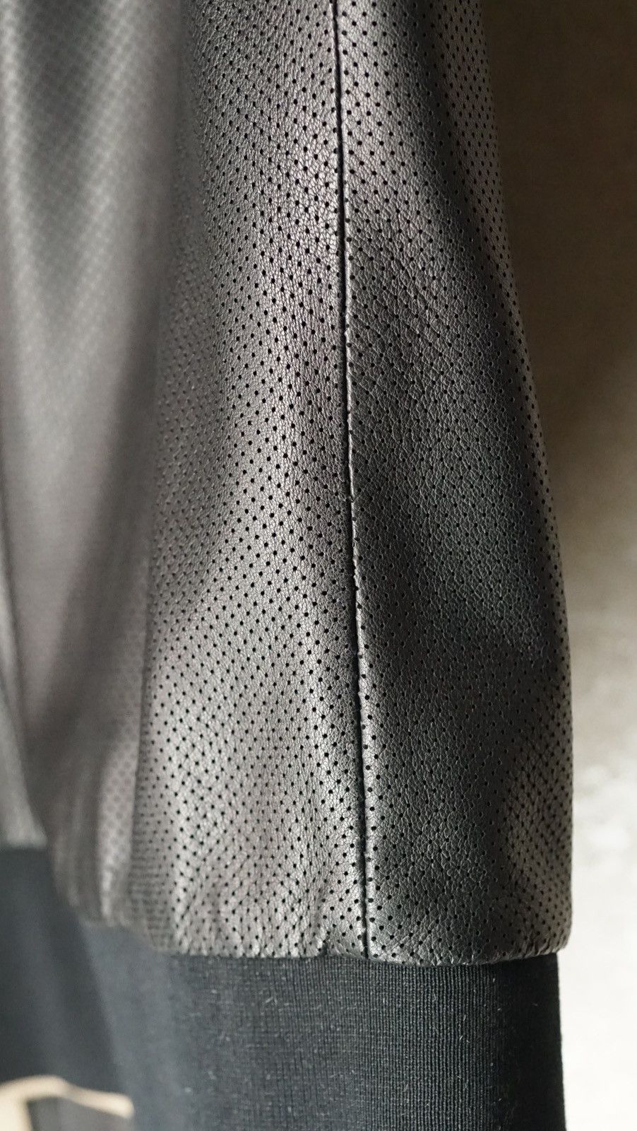 Brioni Brioni Black Perforated Leather Jacket - Size 50 (IT) Size US M / EU 48-50 / 2 - 23 Thumbnail